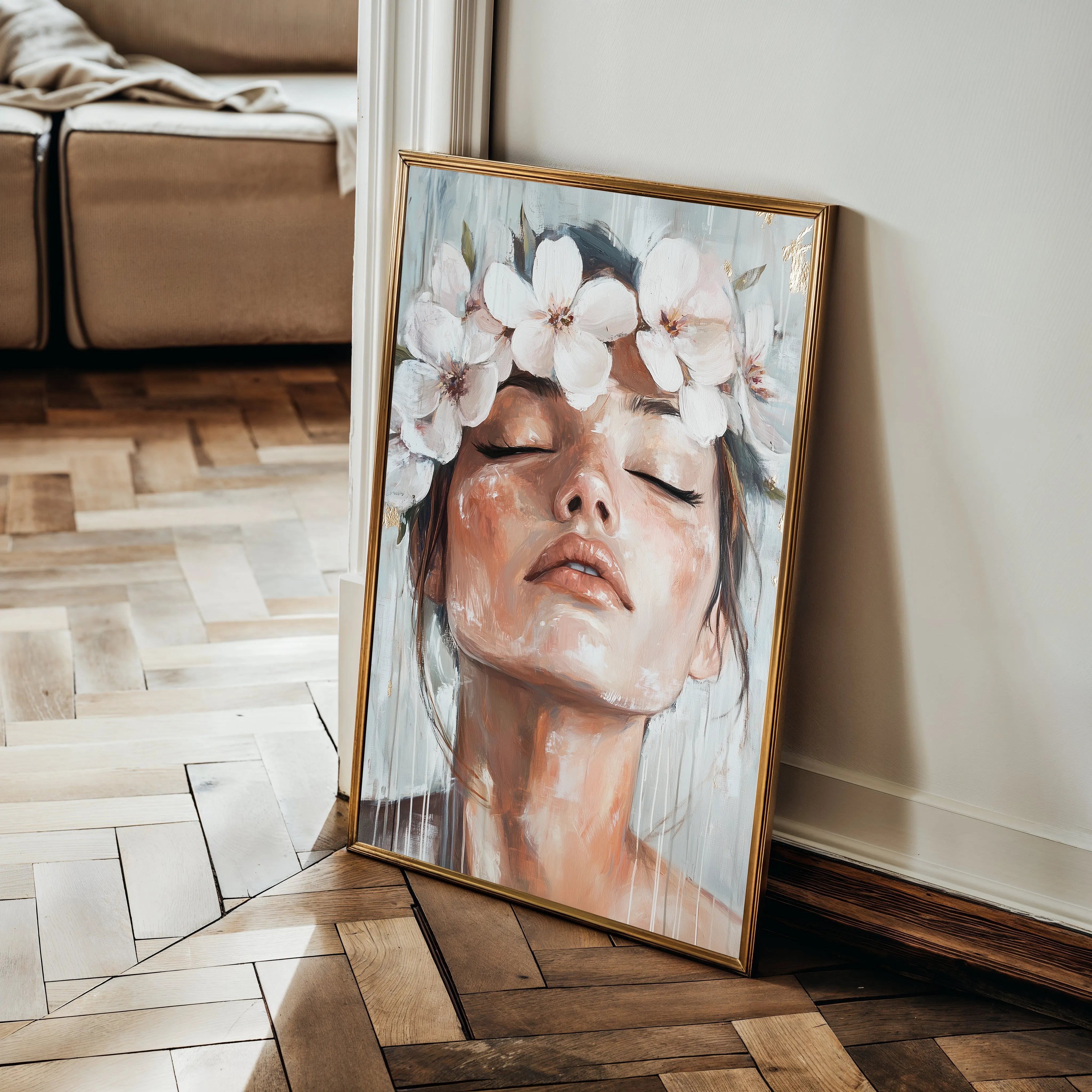 Portrait Canvas Wall Art WAD212-P 90 x 60 cm / Stretched on hidden frame