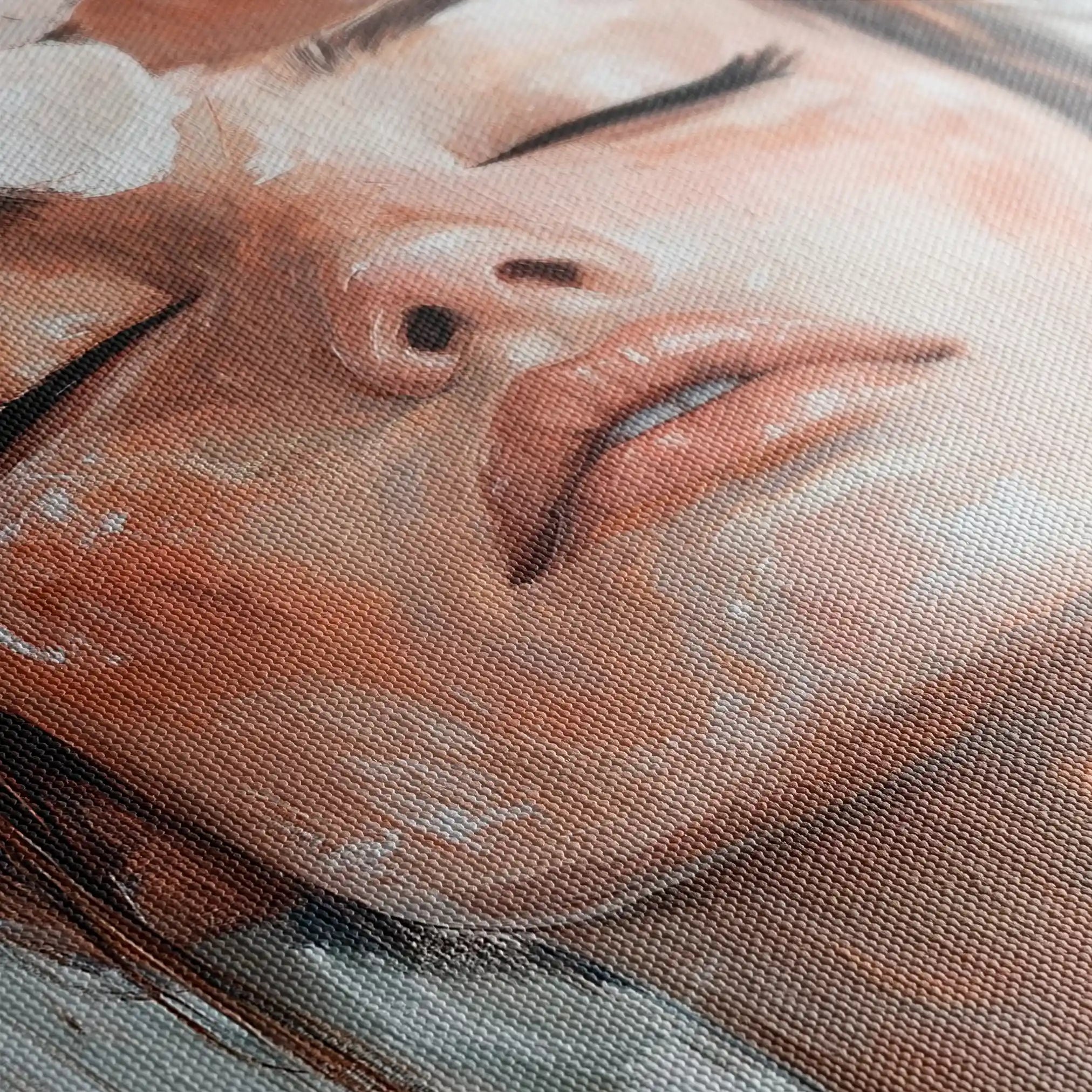 Portrait 212 Canvas Art 90 x 60 cm / Stretched on hidden frame