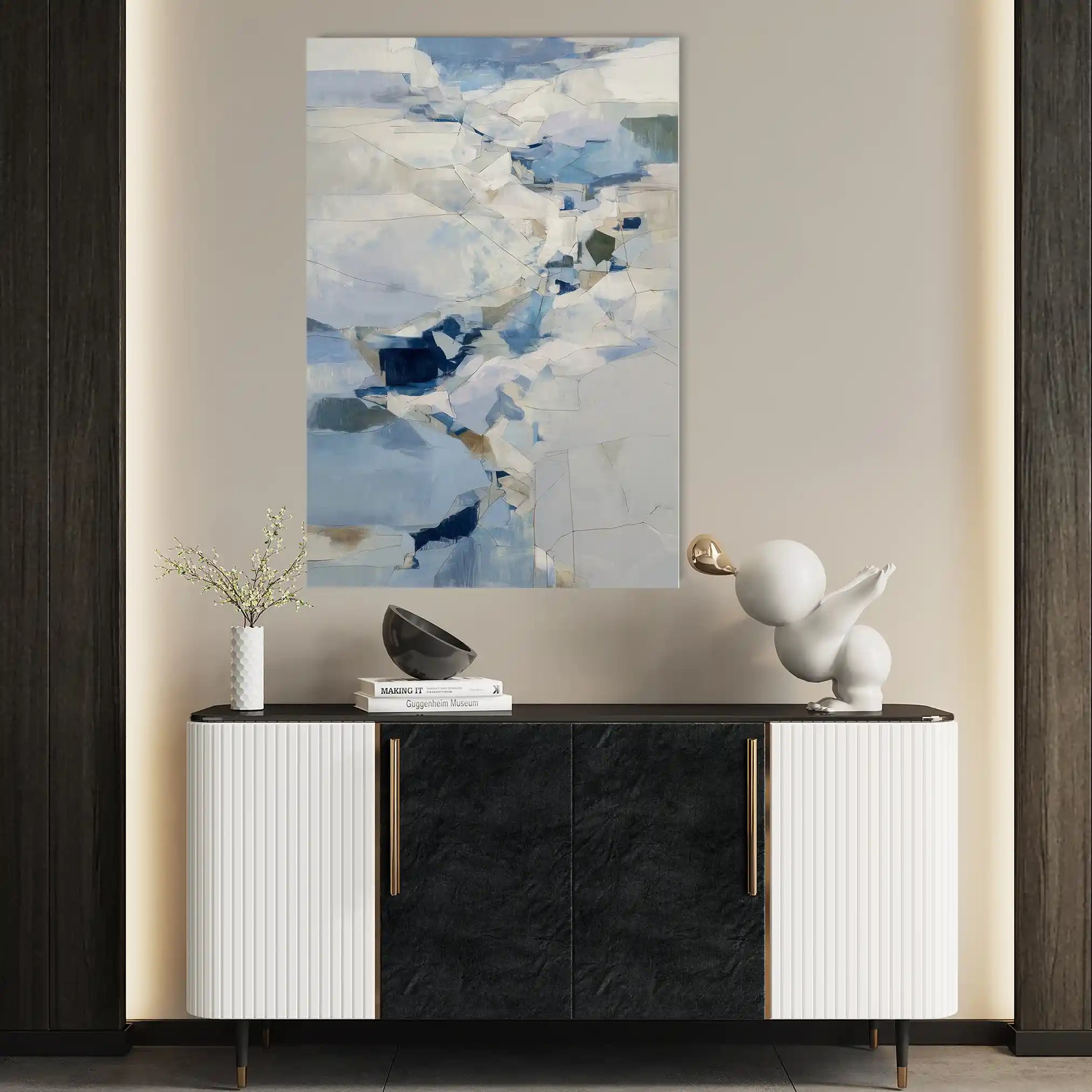 Abstract 2120 Canvas Art 60 x 40 cm / Stretched on hidden frame