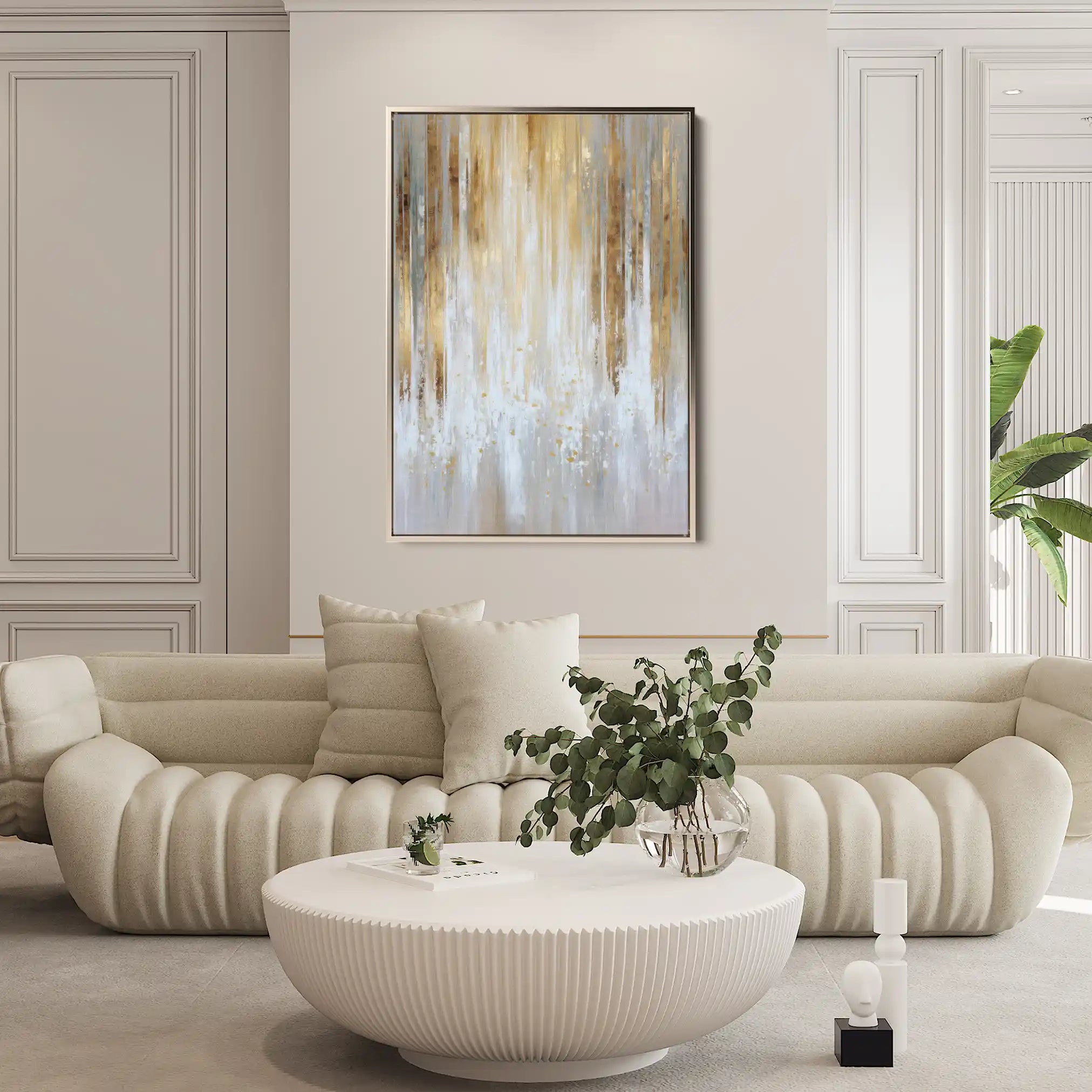 Abstract 2121 Canvas Art 60 x 40 cm / Stretched on hidden frame