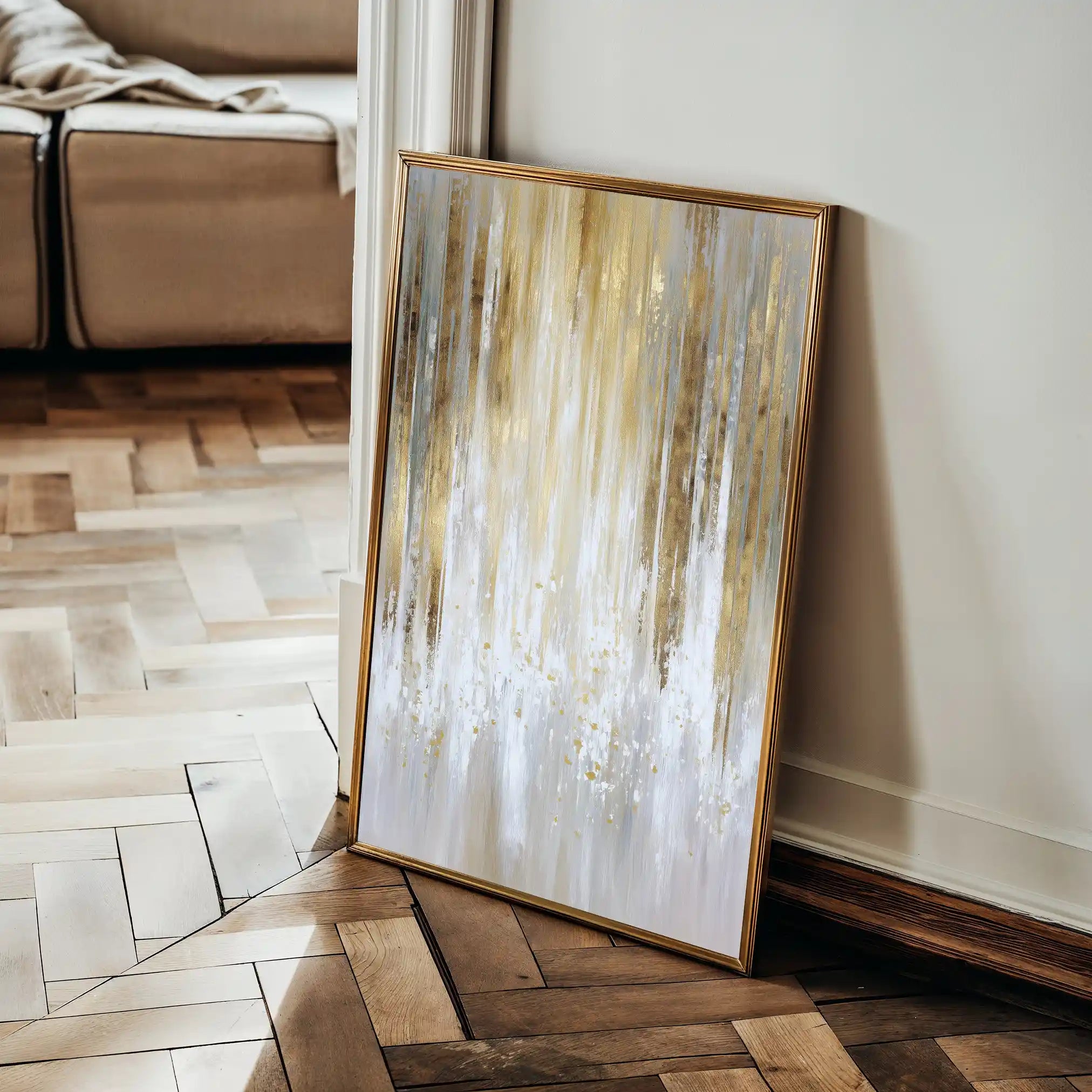 Abstract 2121 Canvas Art 60 x 40 cm / Stretched on hidden frame