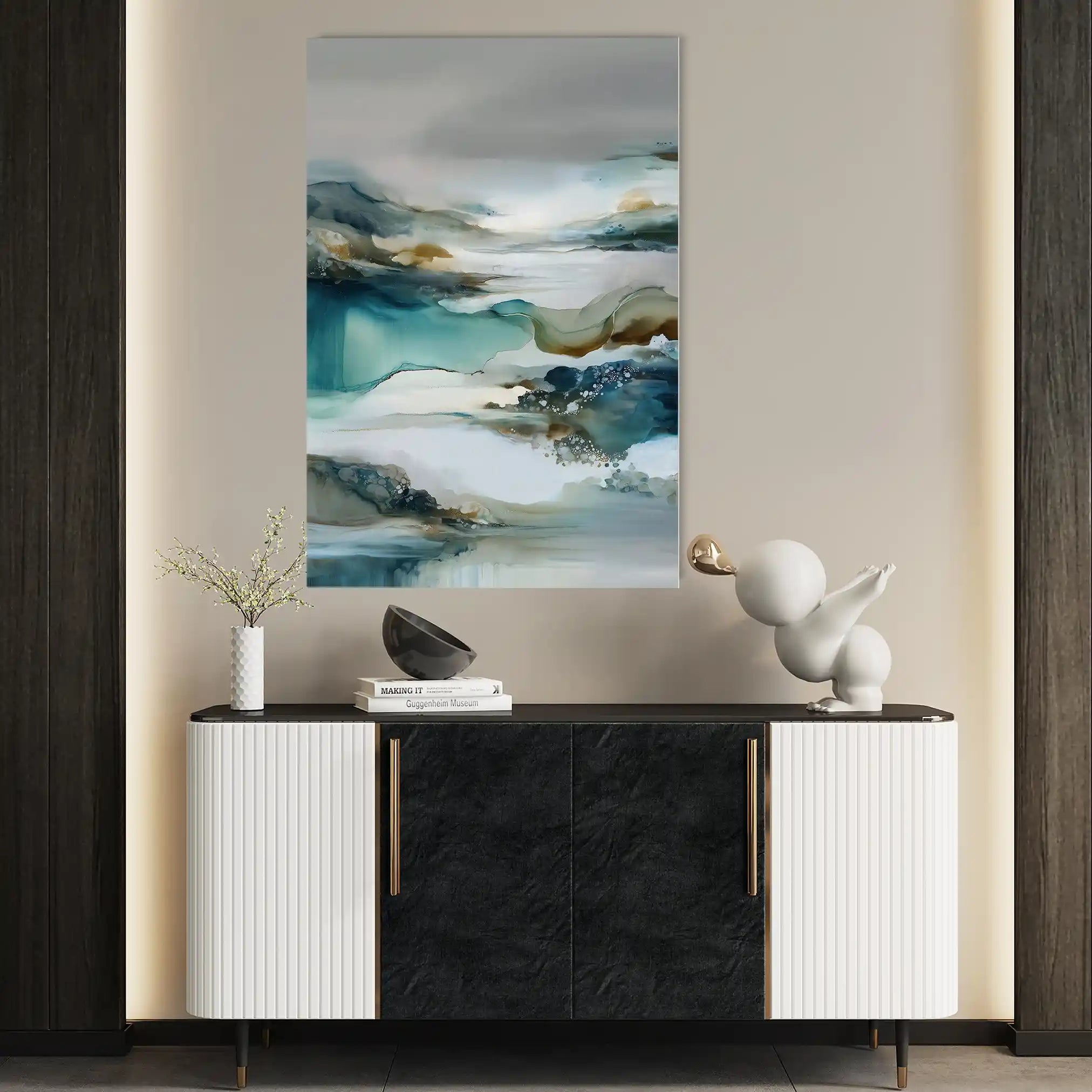 Abstract 2122 Canvas Art 60 x 40 cm / Stretched on hidden frame