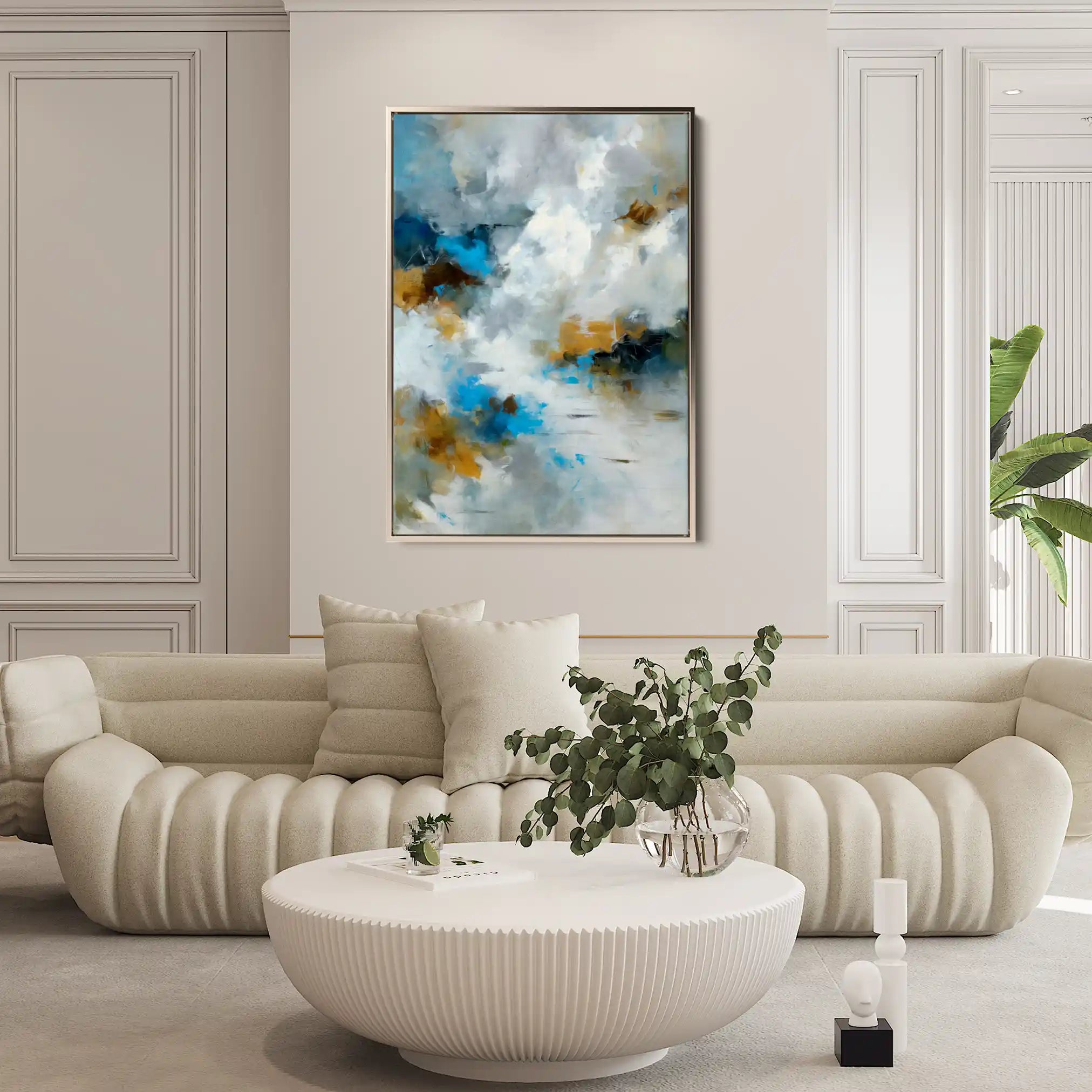 Abstract 2124 Canvas Art 60 x 40 cm / Stretched on hidden frame