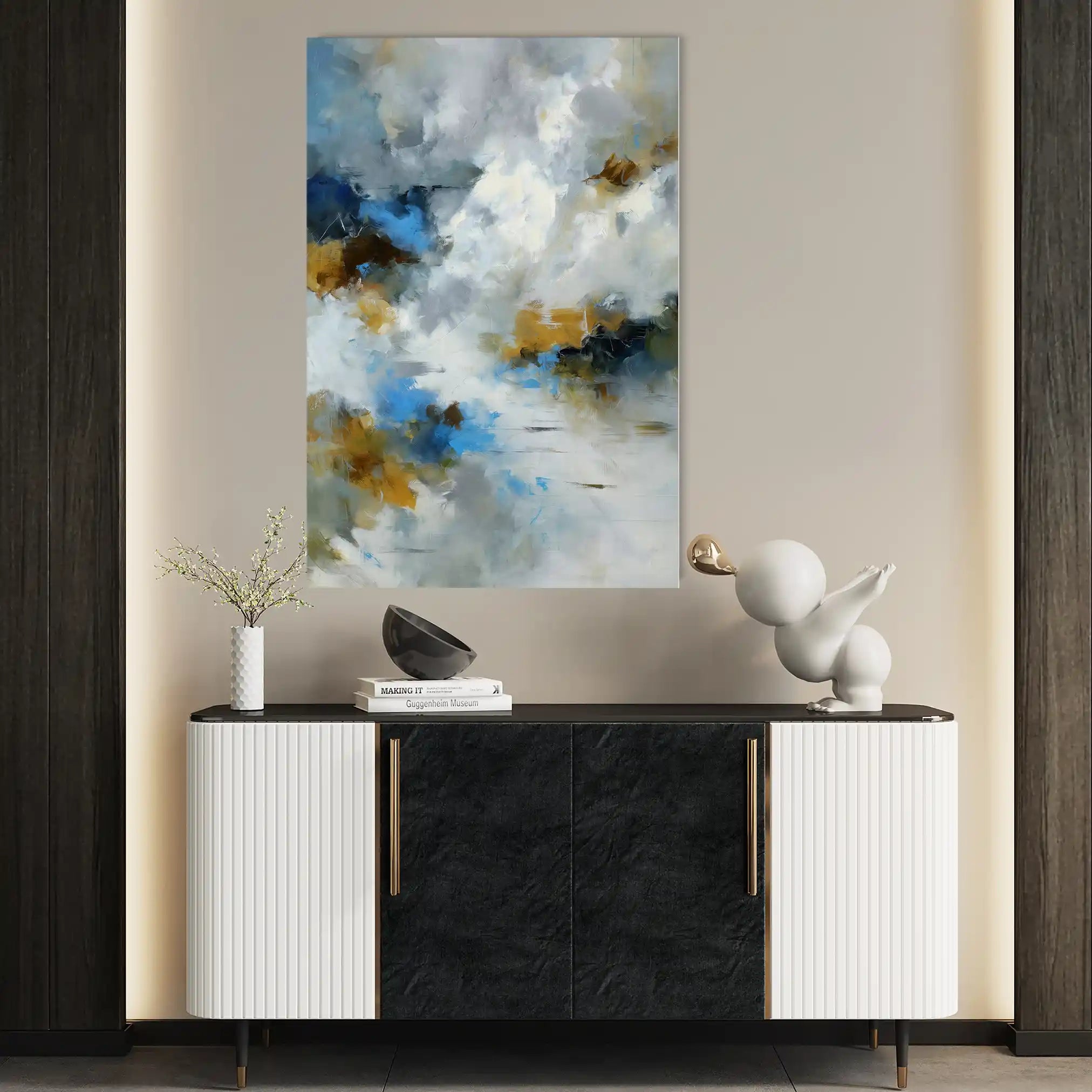 Abstract 2124 Canvas Art 60 x 40 cm / Stretched on hidden frame