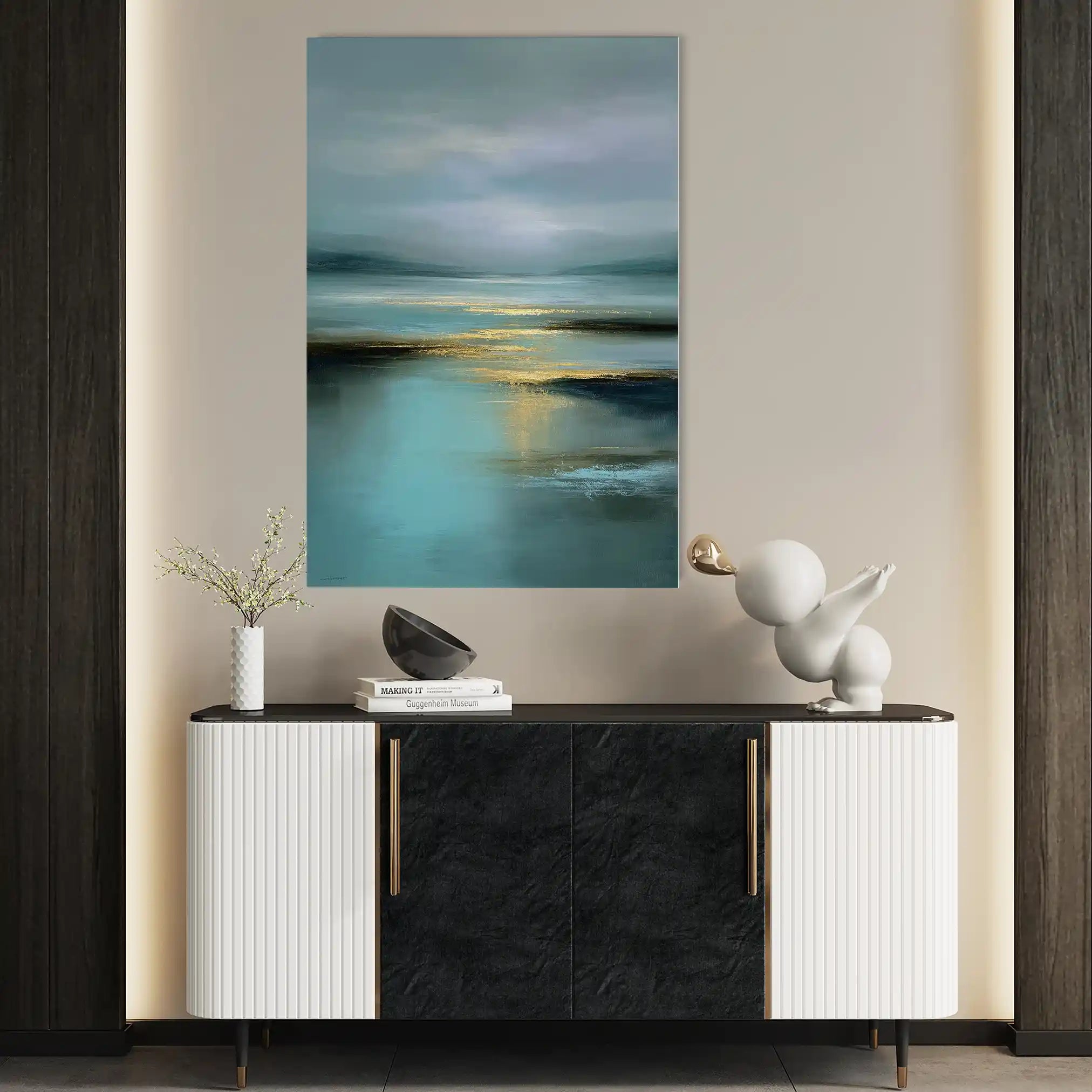 Abstract 2128 Canvas Art 60 x 40 cm / Stretched on hidden frame