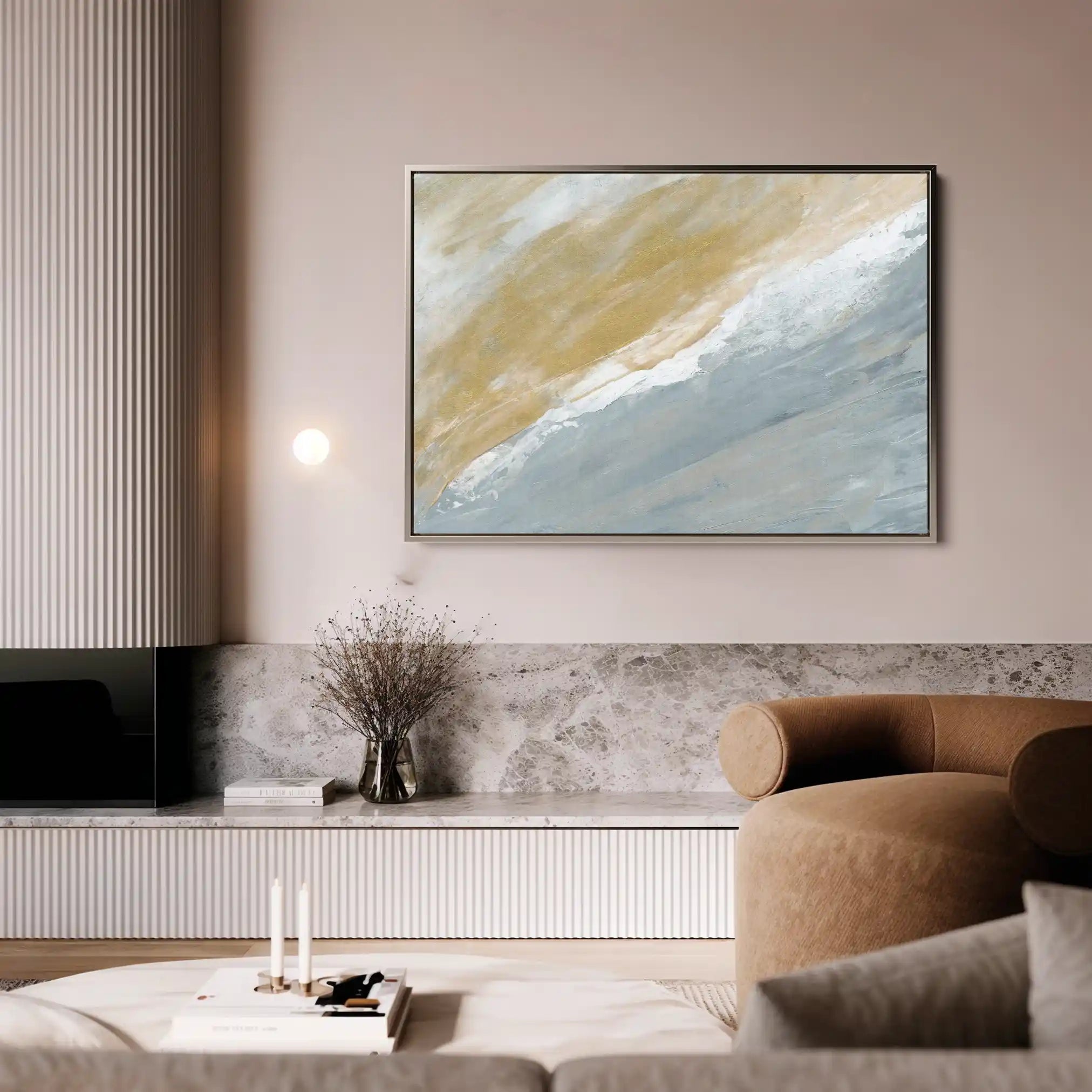 Abstract 213 Canvas Art 60 x 40 cm / Stretched on hidden frame