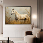 Horses 213 Canvas Art 90 x 60 cm / Stretched on hidden frame