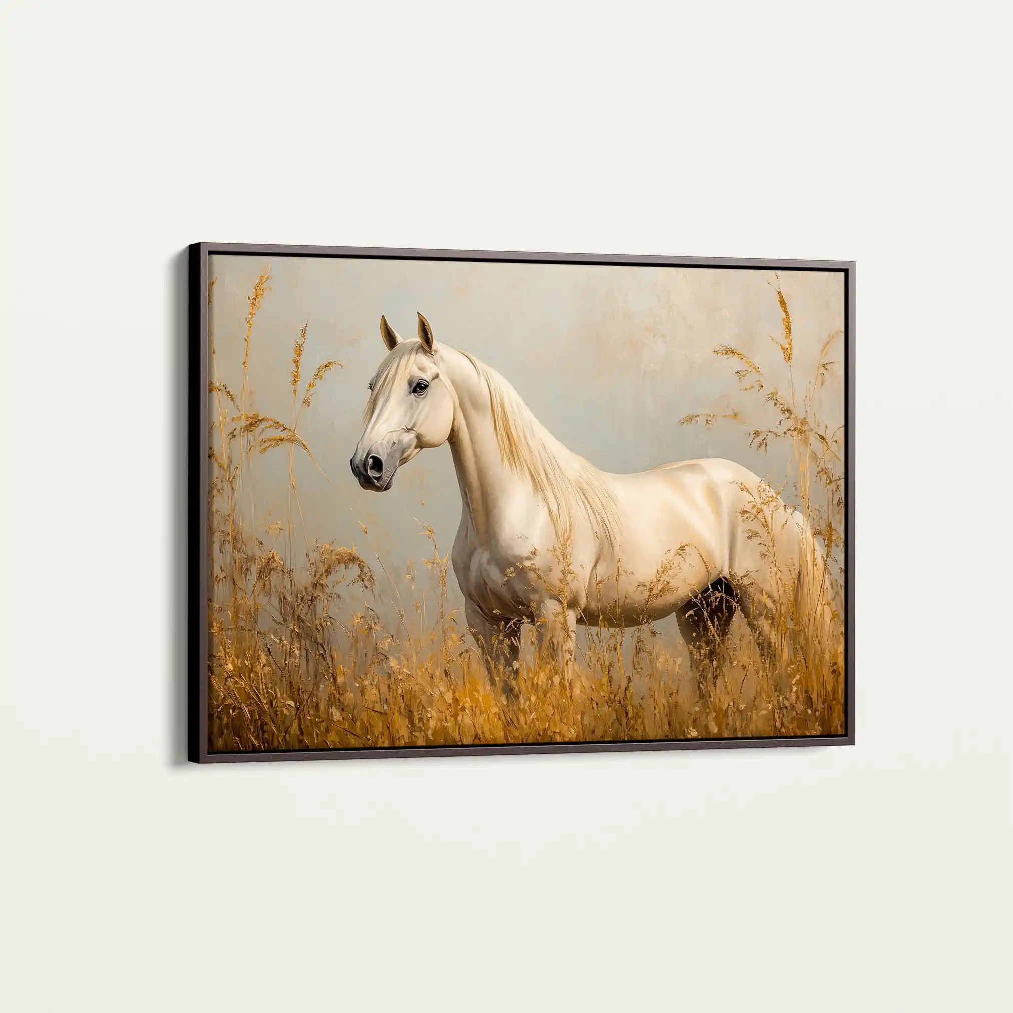 Horses 213 Canvas Art 90 x 60 cm / Stretched on hidden frame