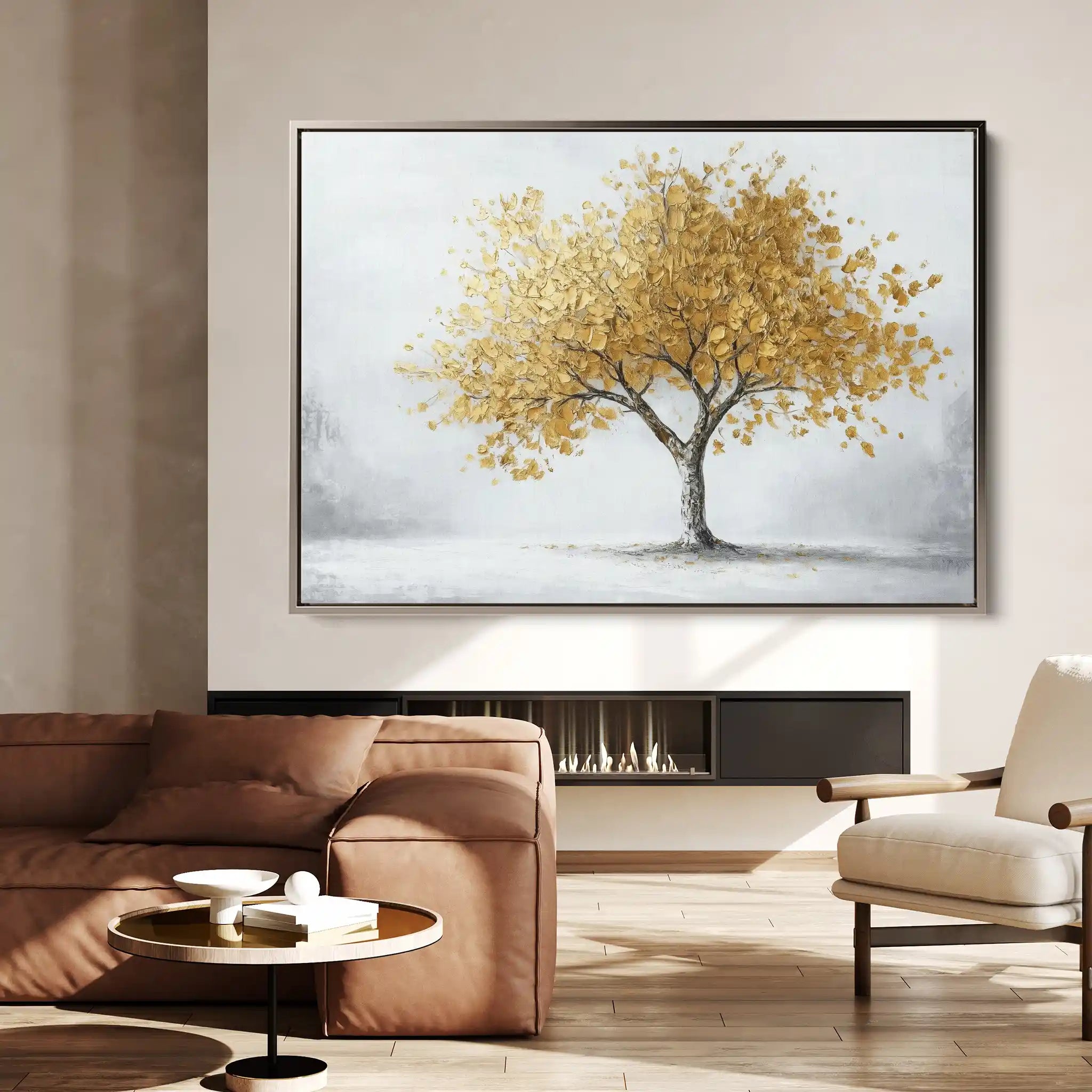Landscape 213 Canvas Art 90 x 60 cm / Stretched on hidden frame