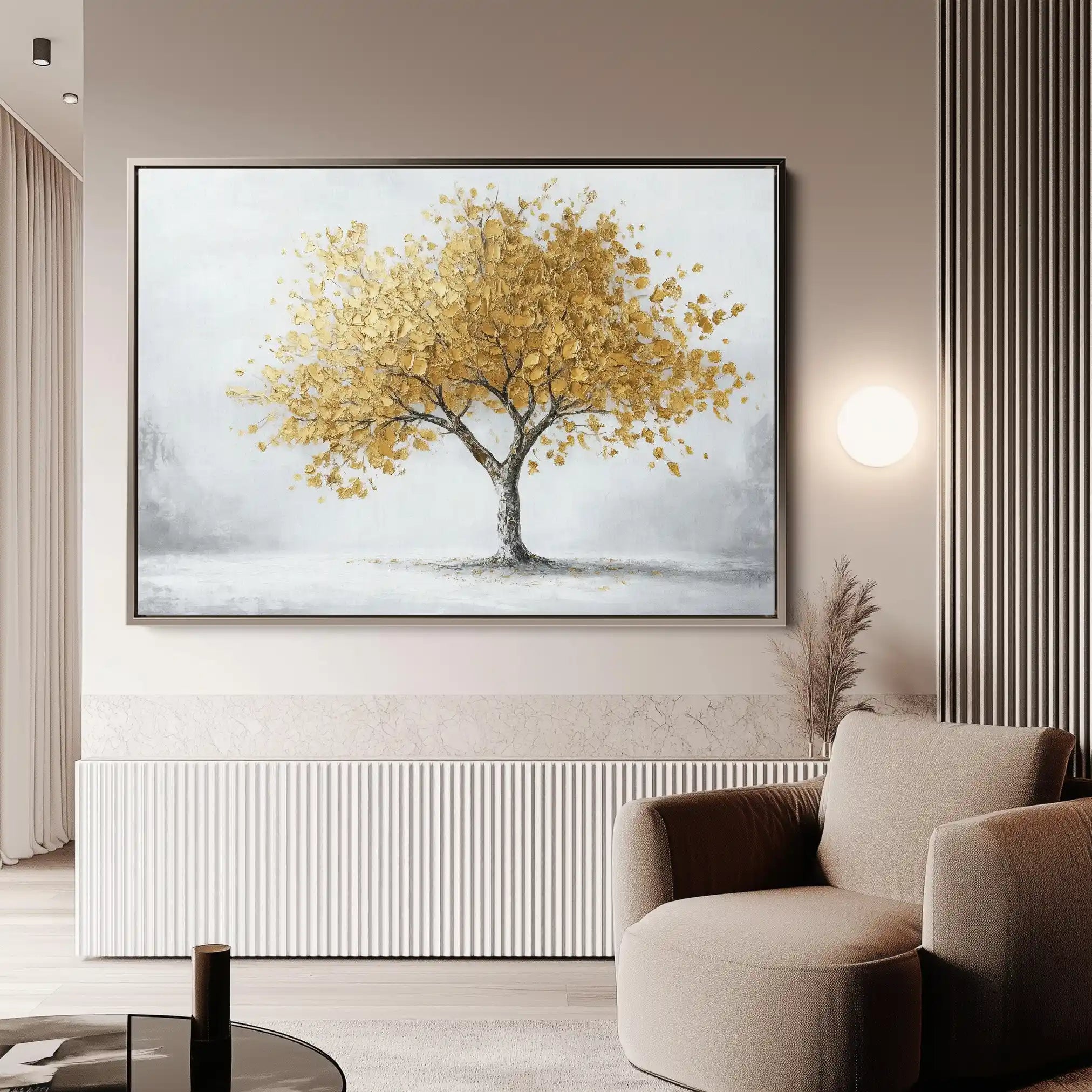 Landscape 213 Canvas Art 90 x 60 cm / Stretched on hidden frame
