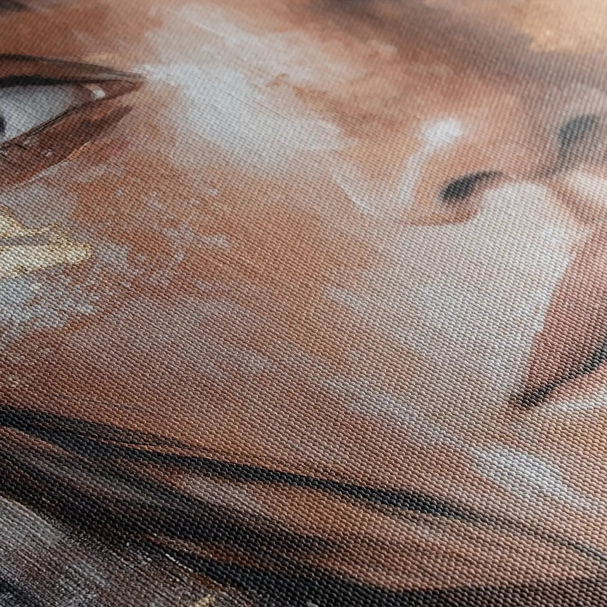 Portrait 213 Canvas Art 90 x 60 cm / Stretched on hidden frame