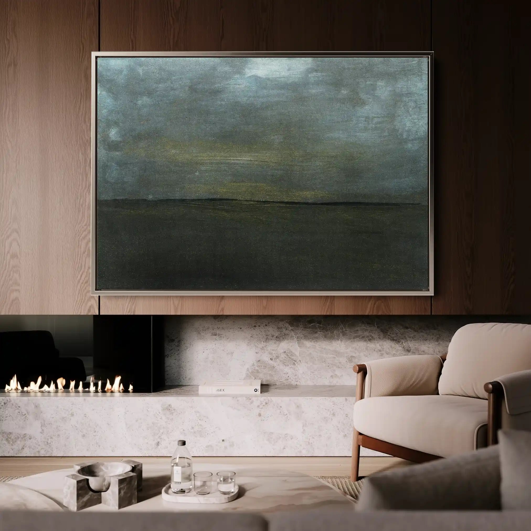 Abstract 215 Canvas Art 60 x 40 cm / Stretched on hidden frame