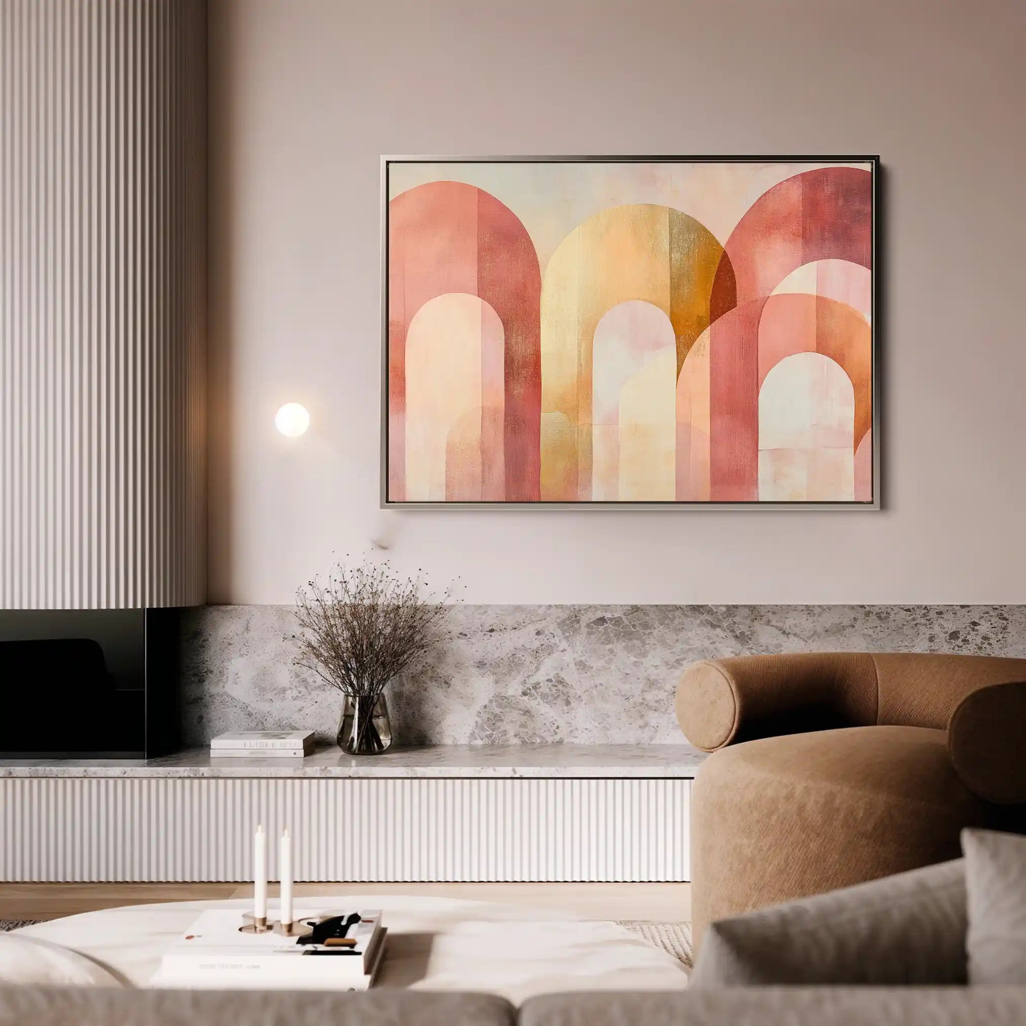 Boho 215 Canvas Art 90 x 60 cm / Stretched on hidden frame