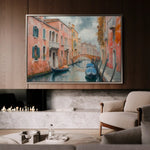 Landscape 215 Canvas Art 90 x 60 cm / Stretched on hidden frame