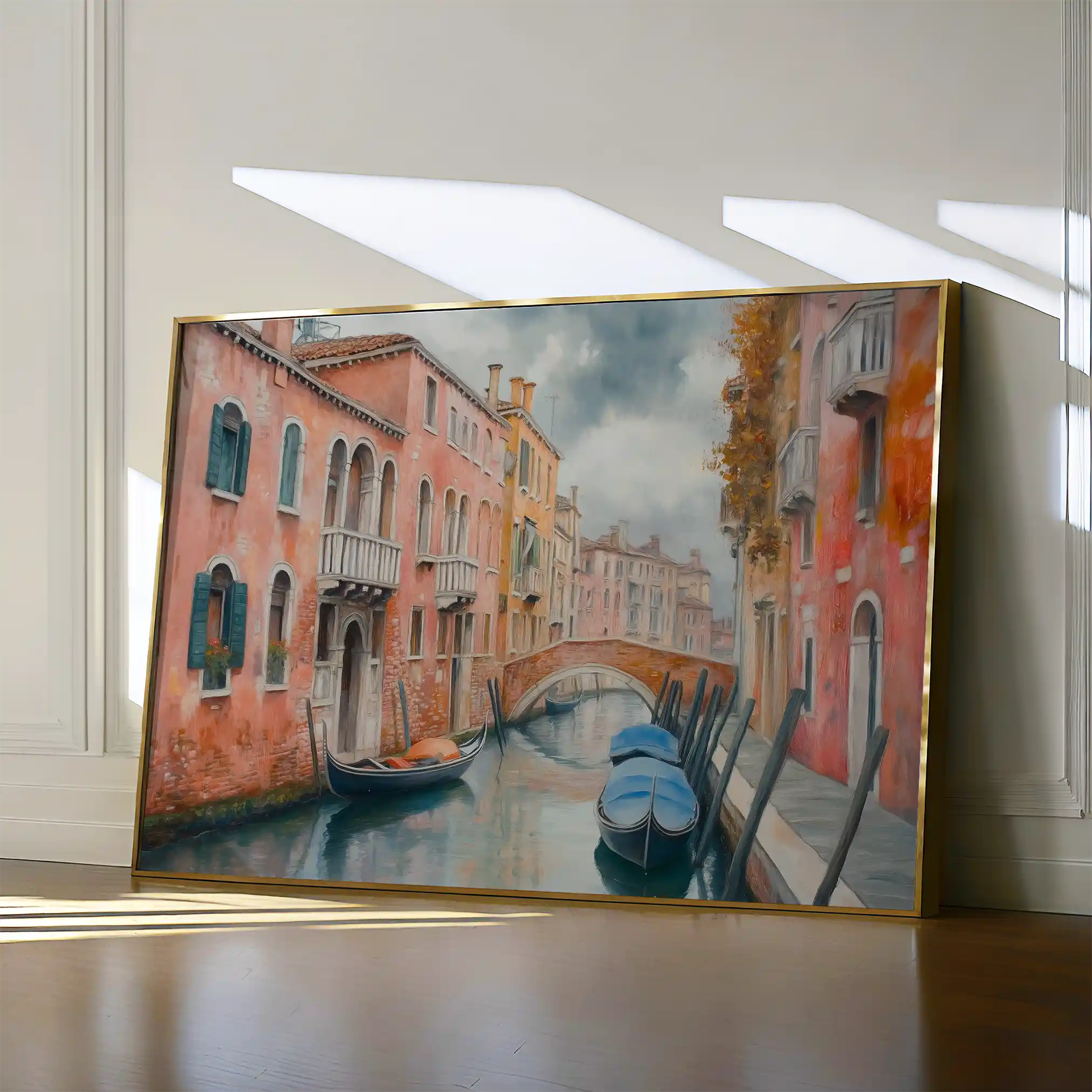 Landscape 215 Canvas Art 90 x 60 cm / Stretched on hidden frame