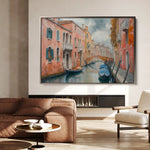 Landscape 215 Canvas Art 90 x 60 cm / Stretched on hidden frame