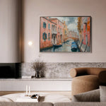 Landscape 215 Canvas Art 90 x 60 cm / Stretched on hidden frame