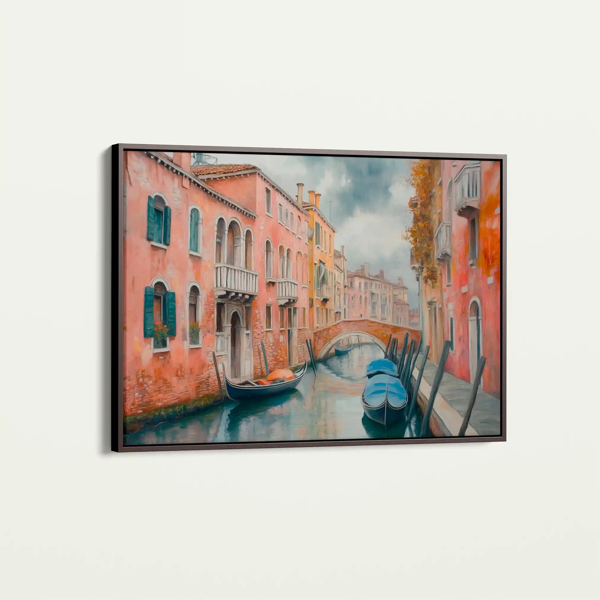 Landscape 215 Canvas Art 90 x 60 cm / Stretched on hidden frame