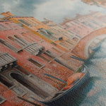 Landscape 215 Canvas Art 90 x 60 cm / Stretched on hidden frame