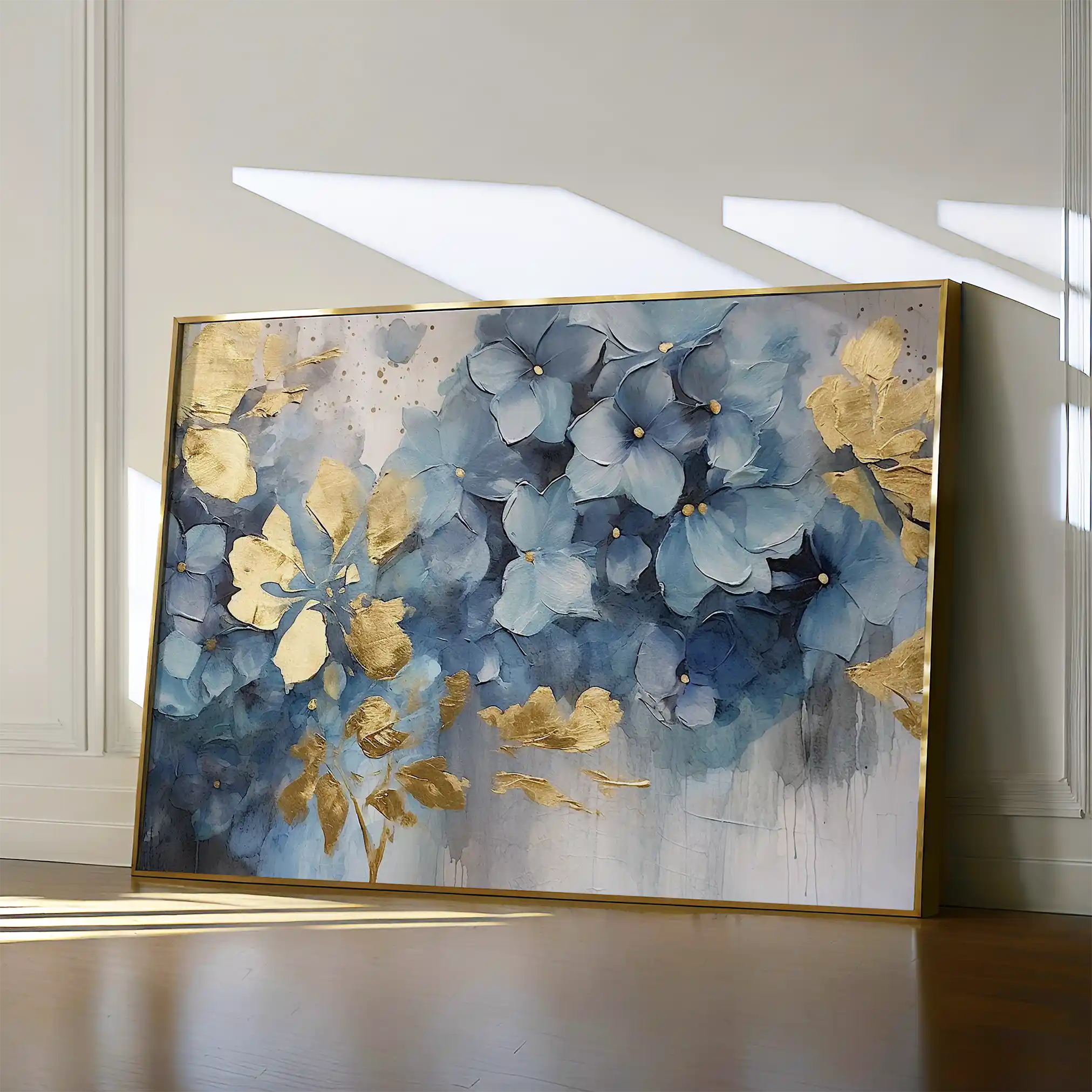 Floral Canvas Wall Art WAD216-F 90 x 60 cm / Stretched on hidden frame