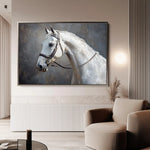 Horses 216 Canvas Art 90 x 60 cm / Stretched on hidden frame