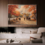 Landscape 216 Canvas Art 90 x 60 cm / Stretched on hidden frame
