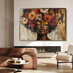 Portrait 216 Canvas Art 90 x 60 cm / Stretched on hidden frame