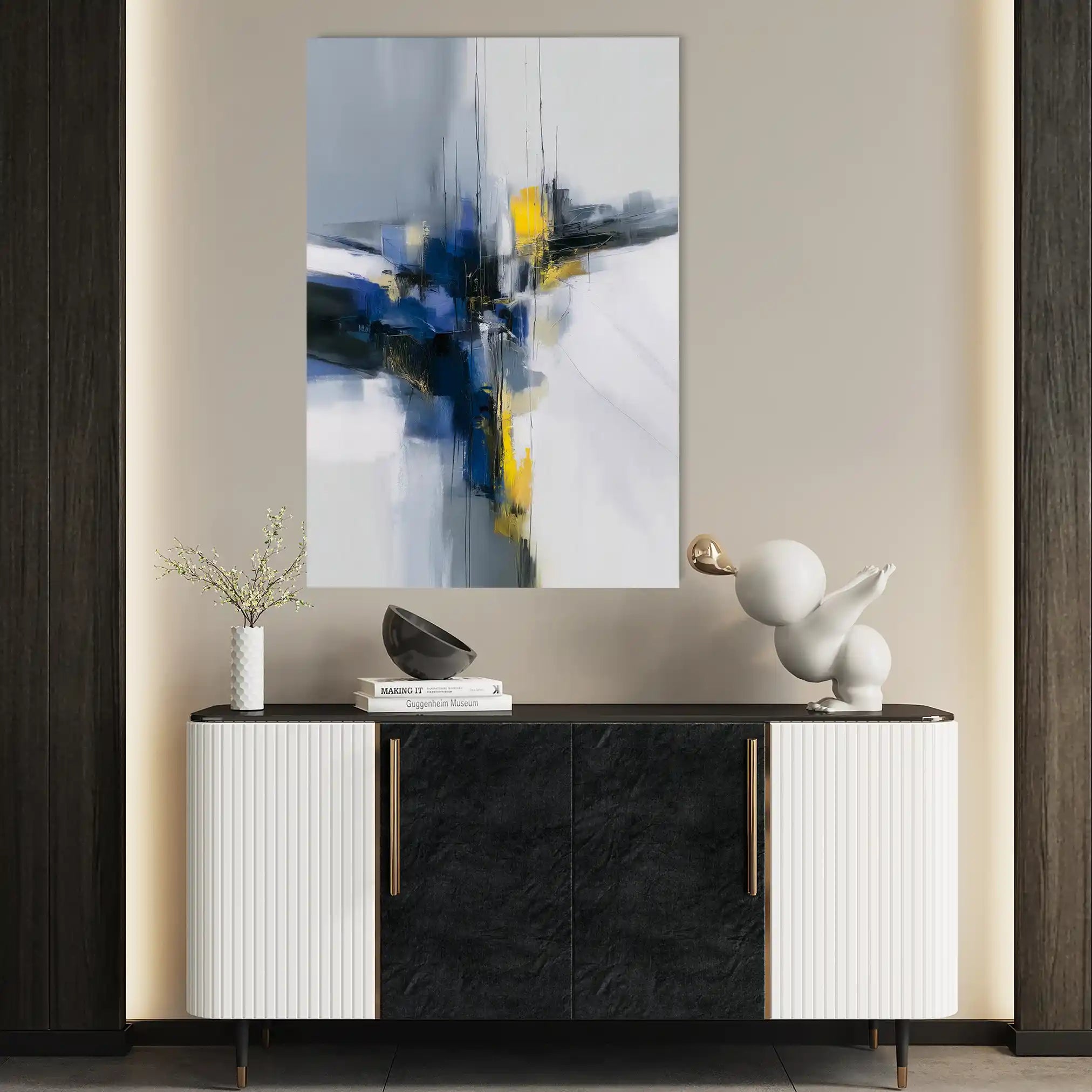 Abstract 2164 Canvas Art 60 x 40 cm / Stretched on hidden frame