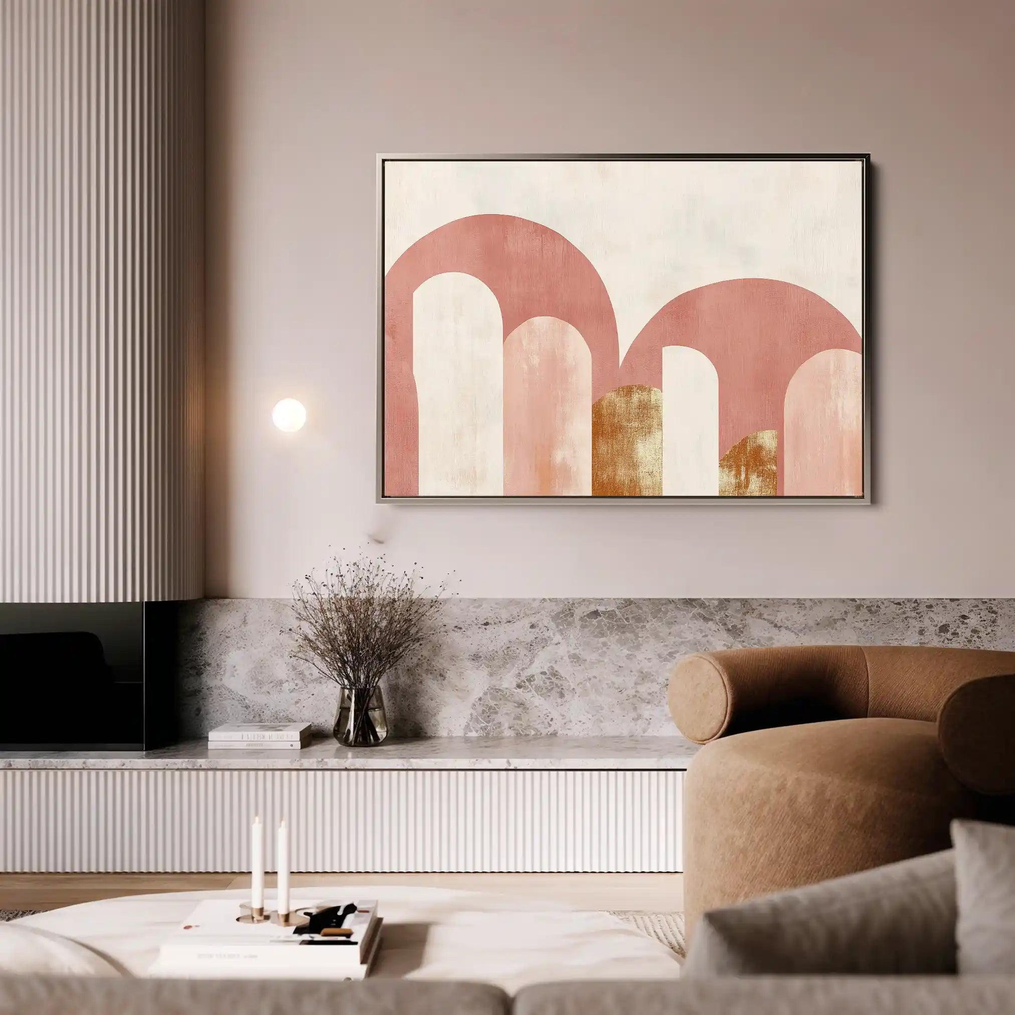 Boho 217 Canvas Art 90 x 60 cm / Stretched on hidden frame