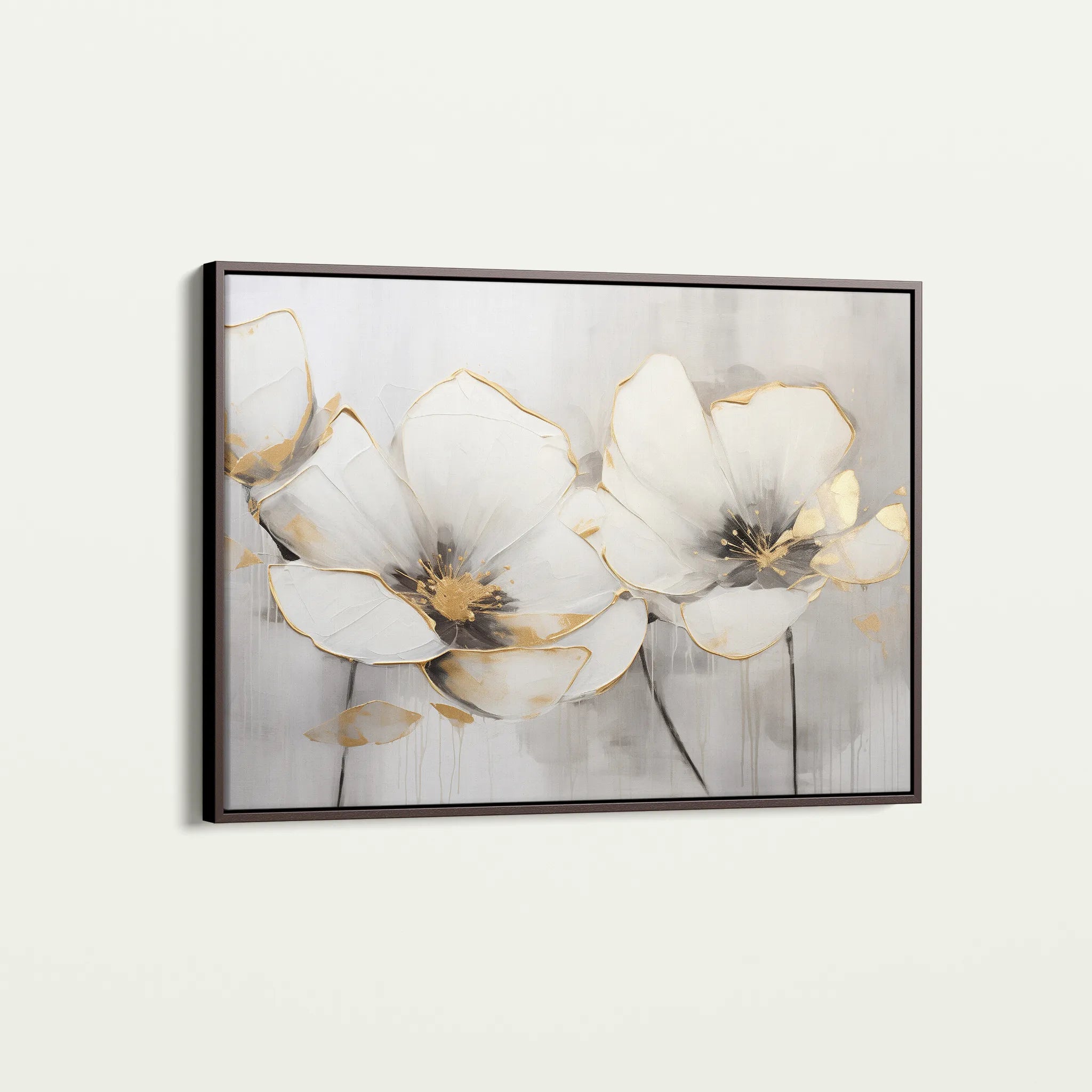 Floral Canvas Wall Art WAD217-F 90 x 60 cm / Stretched on hidden frame