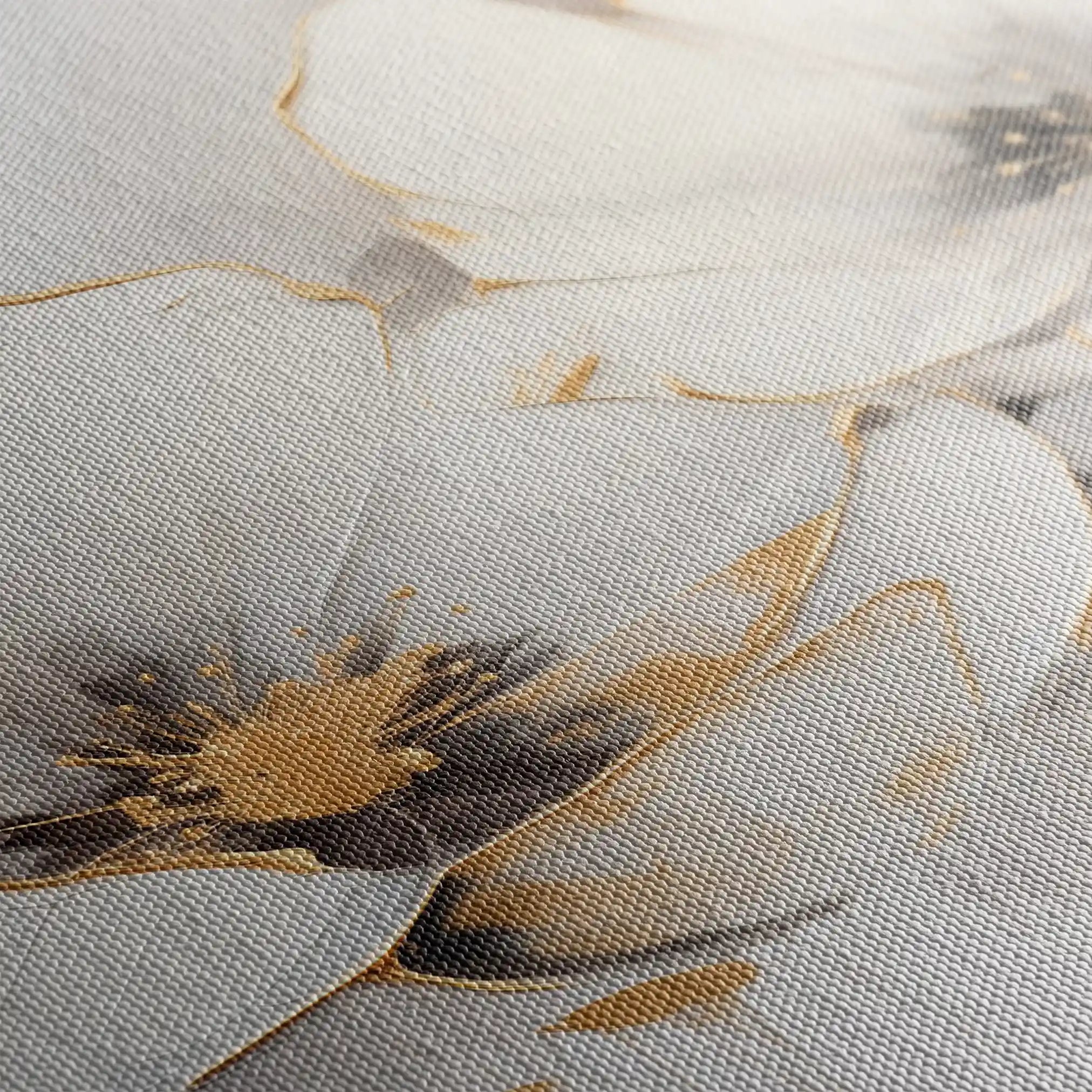 Floral Canvas Wall Art WAD217-F 90 x 60 cm / Stretched on hidden frame