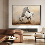 Horses 217 Canvas Art 90 x 60 cm / Stretched on hidden frame