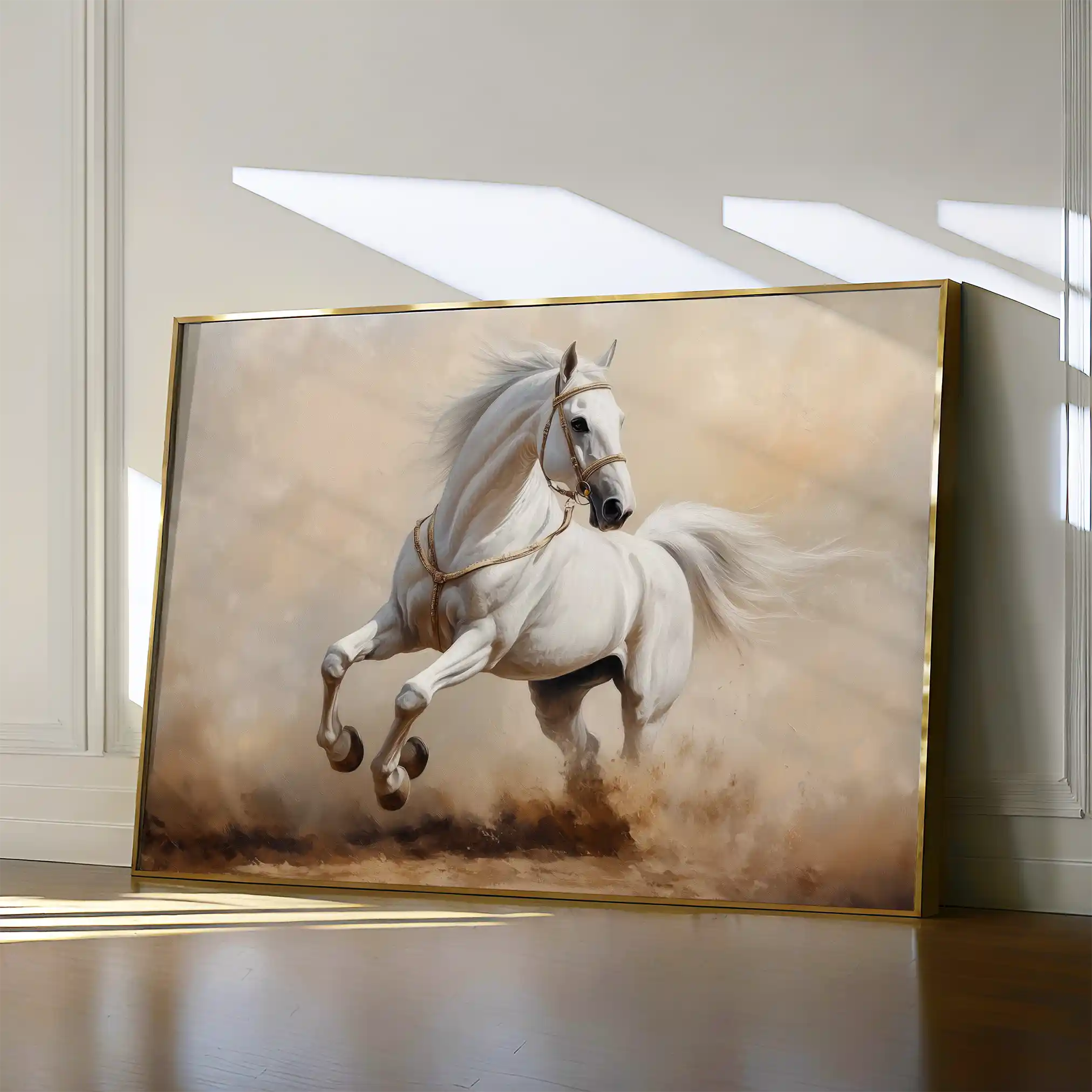 Horses 217 Canvas Art 90 x 60 cm / Stretched on hidden frame