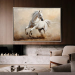 Horses 217 Canvas Art 90 x 60 cm / Stretched on hidden frame