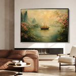 Landscape 217 Canvas Art 90 x 60 cm / Stretched on hidden frame