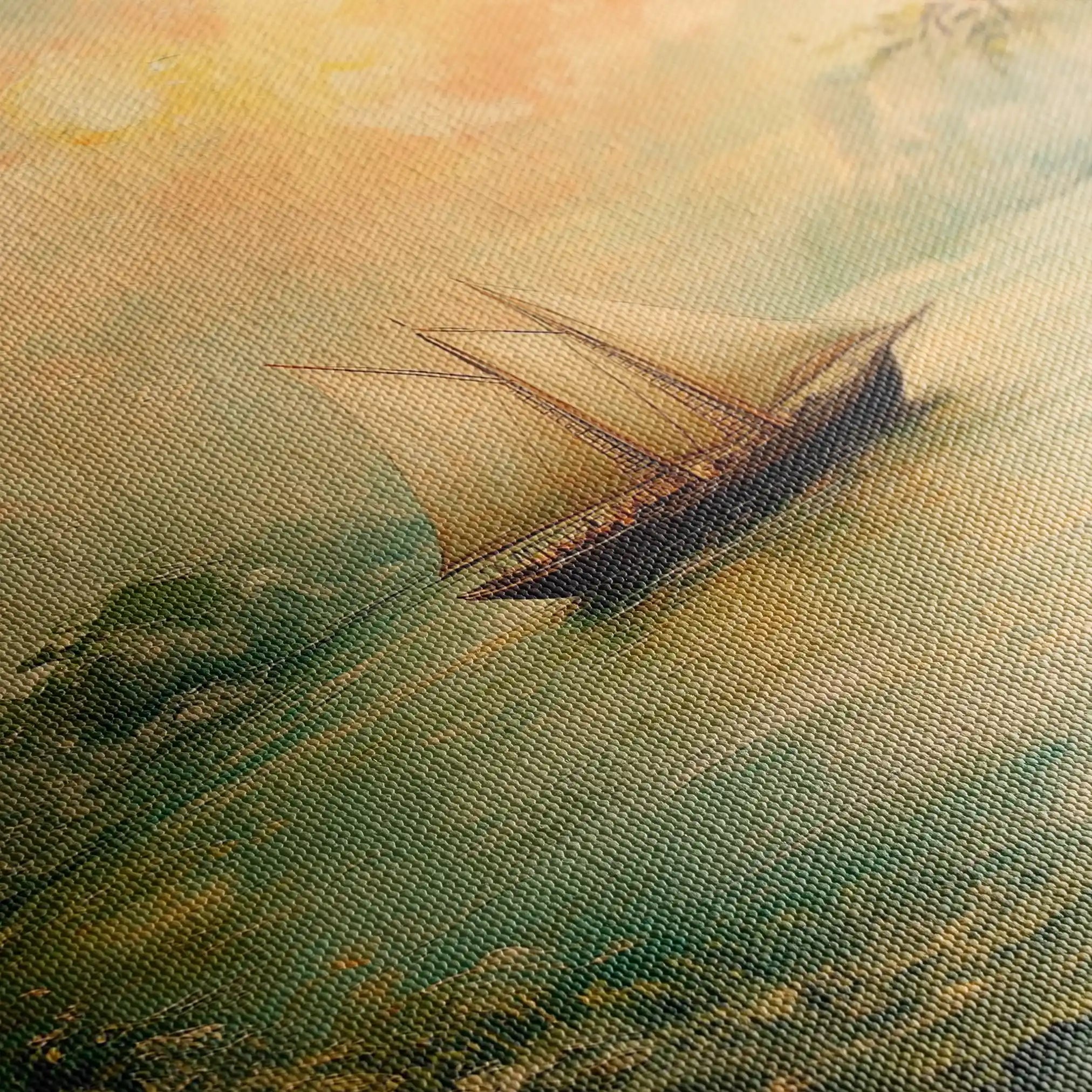 Landscape 217 Canvas Art 90 x 60 cm / Stretched on hidden frame