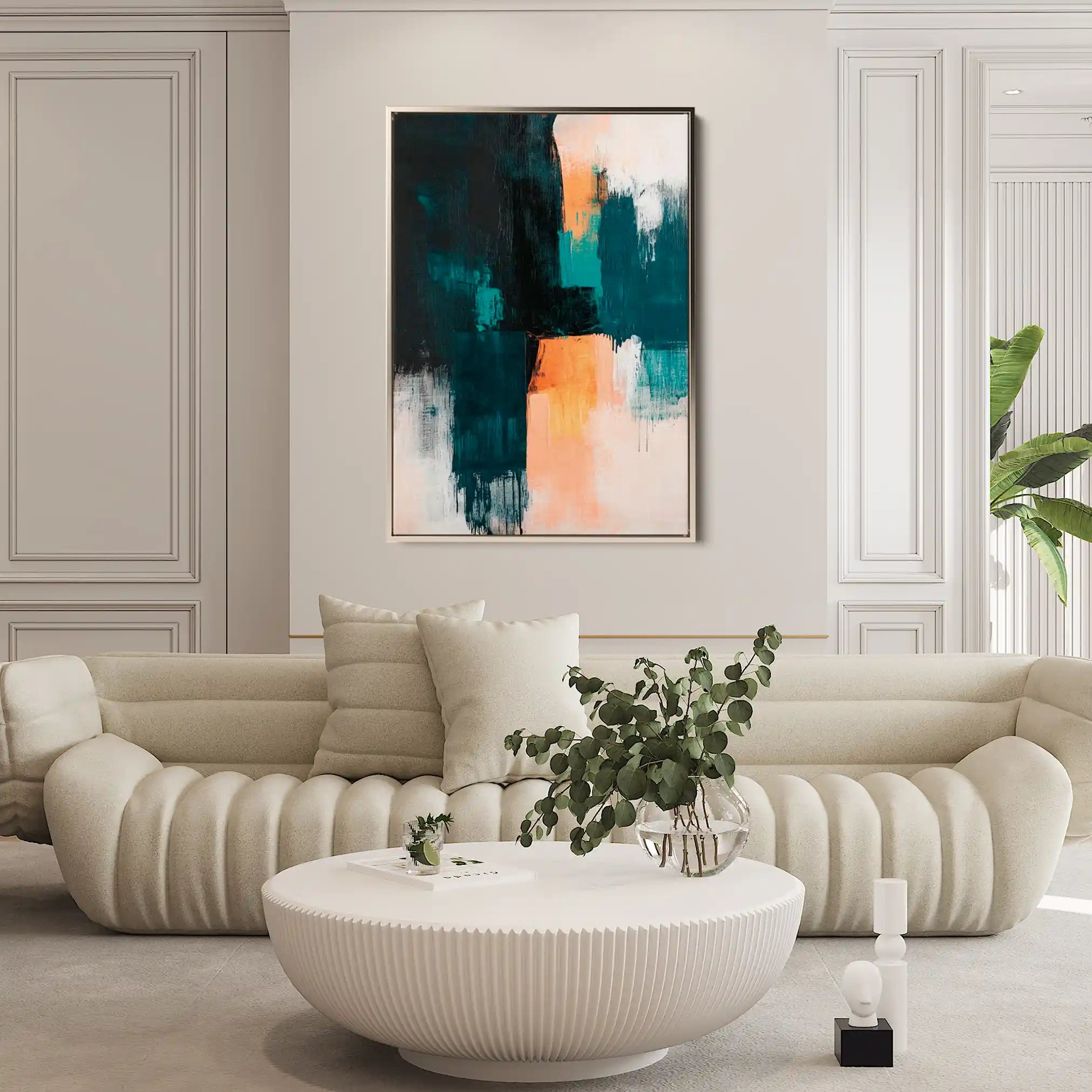 Abstract 2174 Canvas Art 60 x 40 cm / Stretched on hidden frame