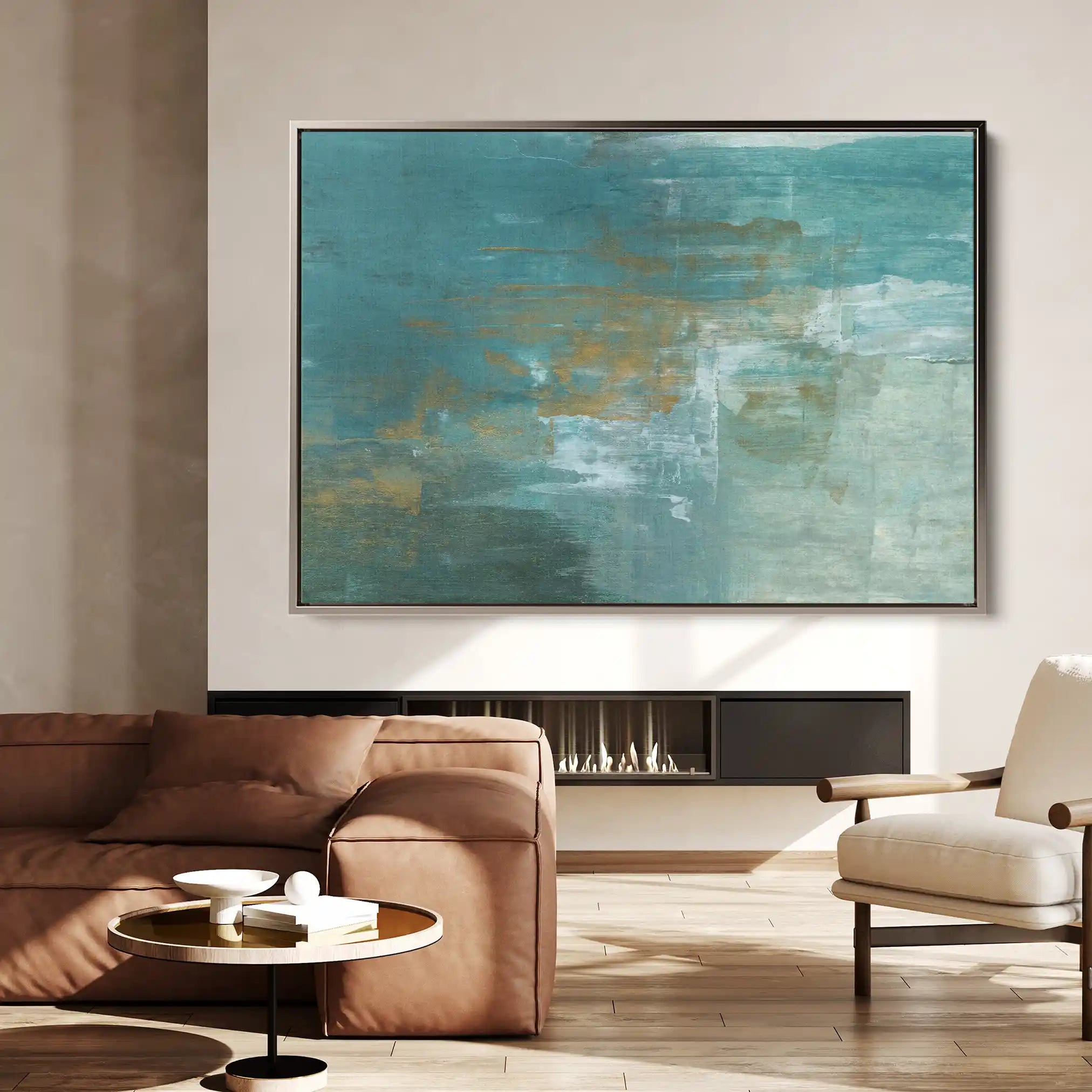 Abstract 218 Canvas Art 60 x 40 cm / Stretched on hidden frame