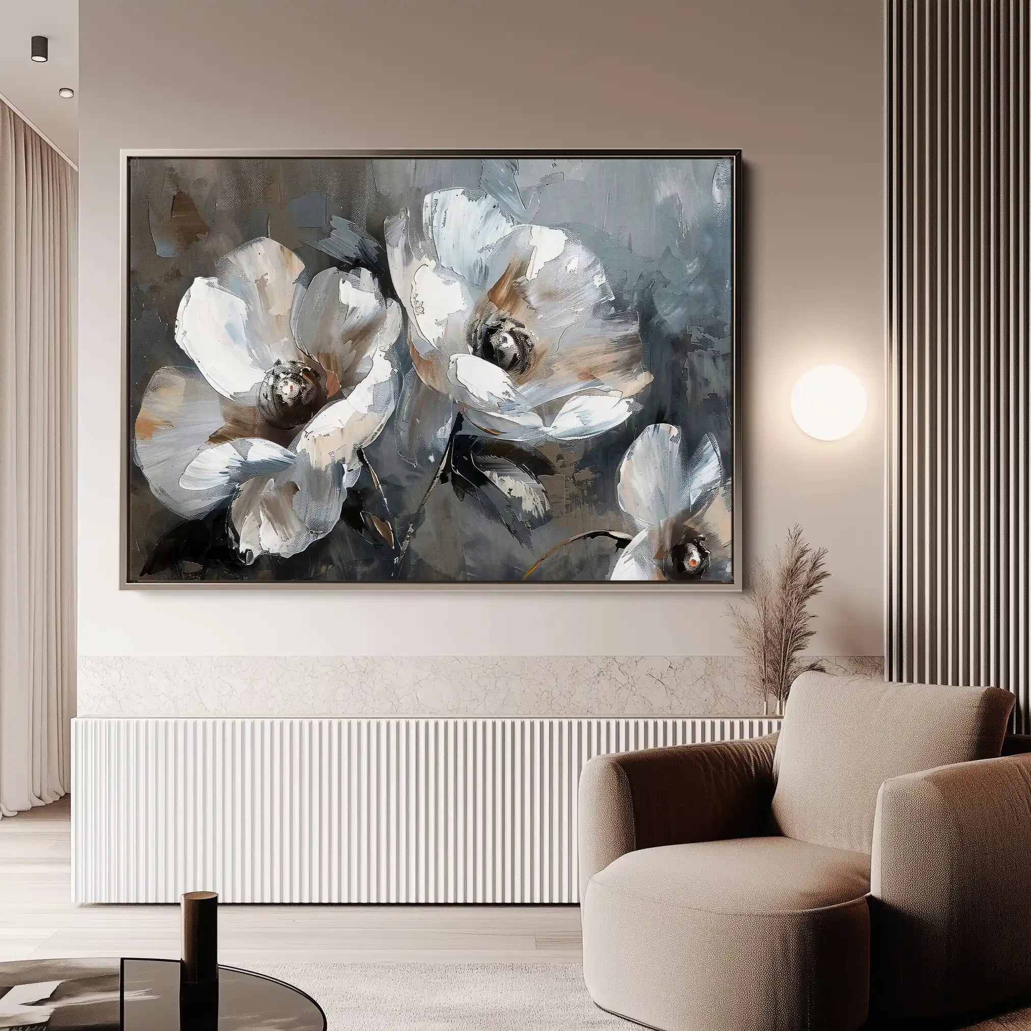 Floral Canvas Wall Art WAD218-F 90 x 60 cm / Stretched on hidden frame