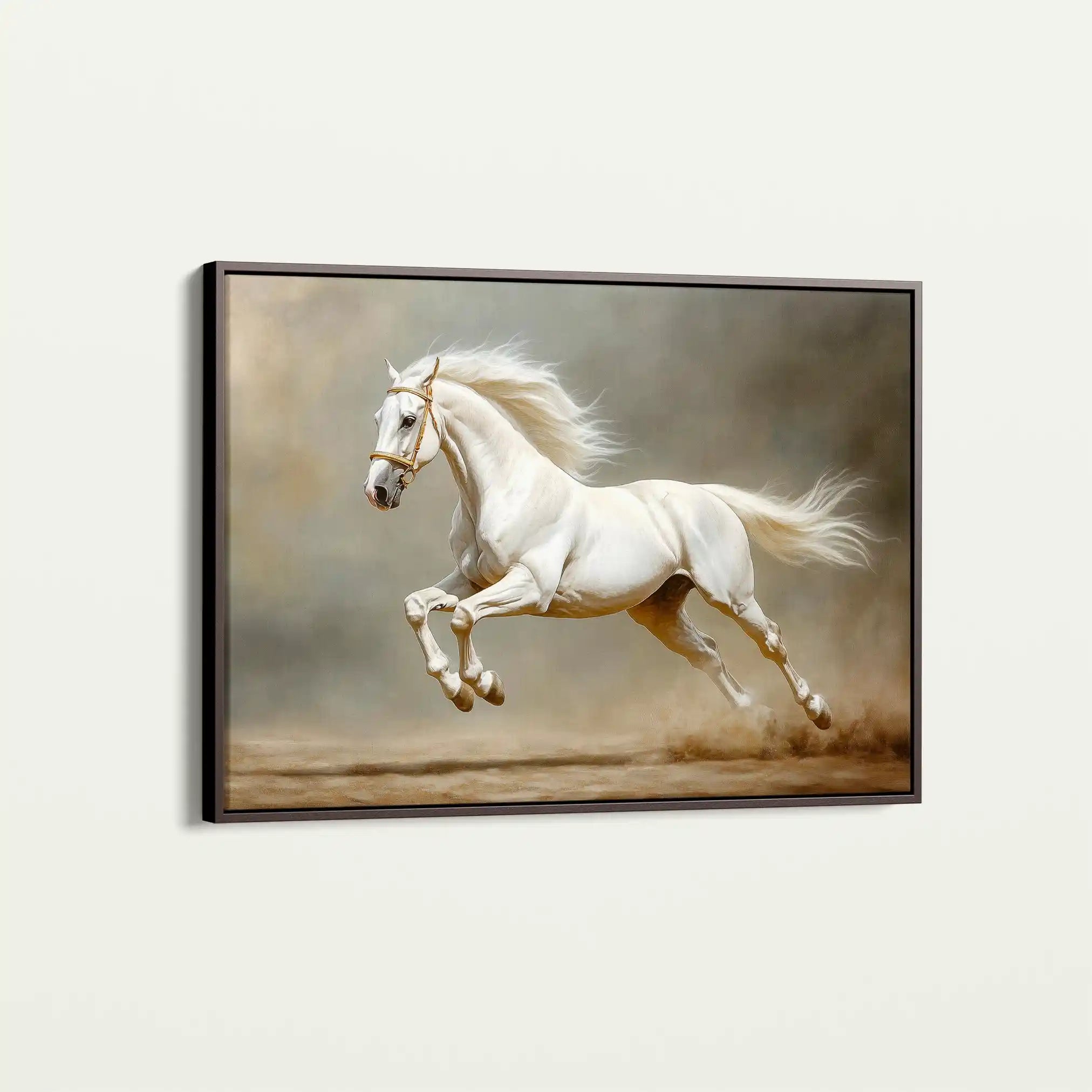 Horses 218 Canvas Art 90 x 60 cm / Stretched on hidden frame