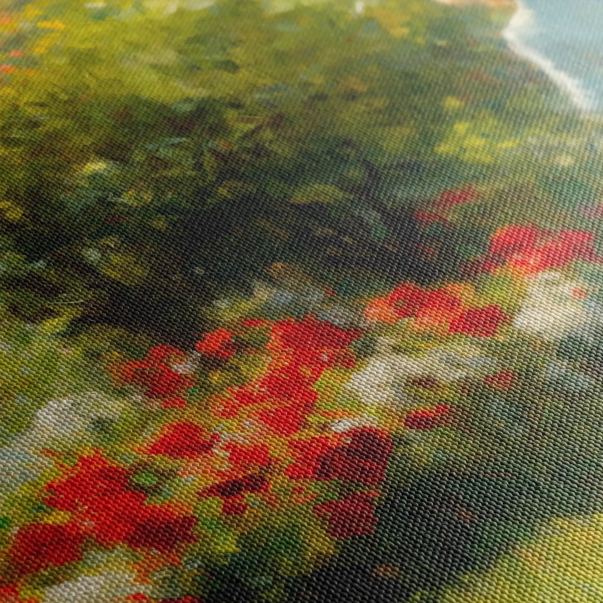 Landscape 218 Canvas Art 90 x 60 cm / Stretched on hidden frame