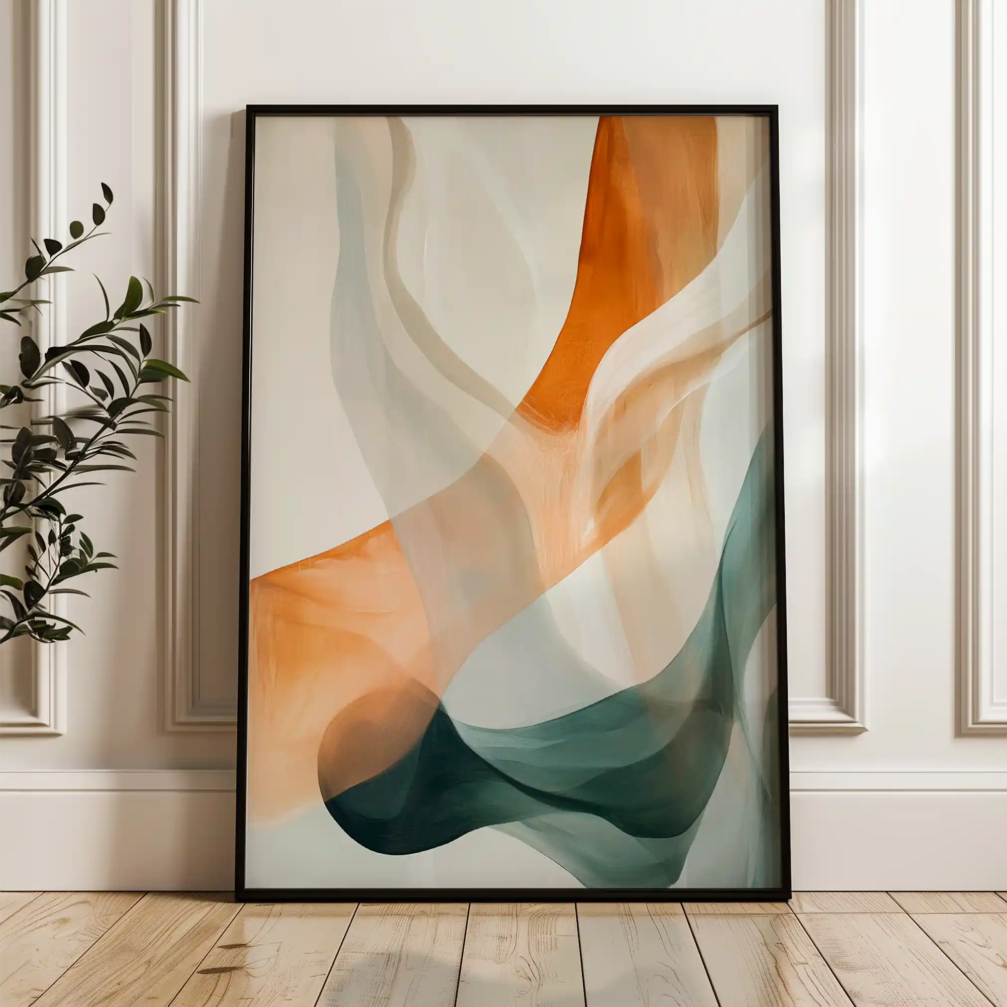 Abstract 2185 Canvas Art 60 x 40 cm / Stretched on hidden frame
