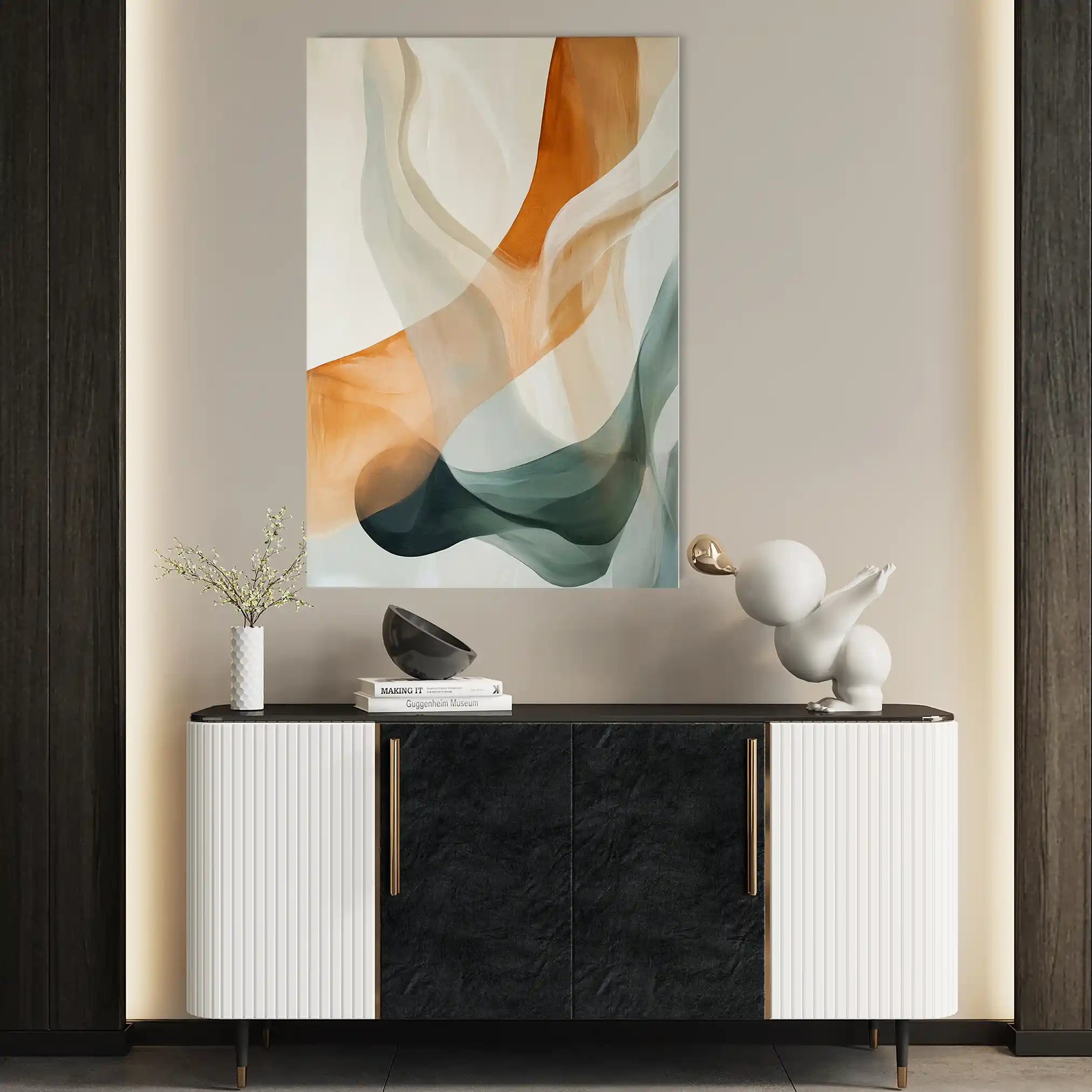 Abstract 2185 Canvas Art 60 x 40 cm / Stretched on hidden frame