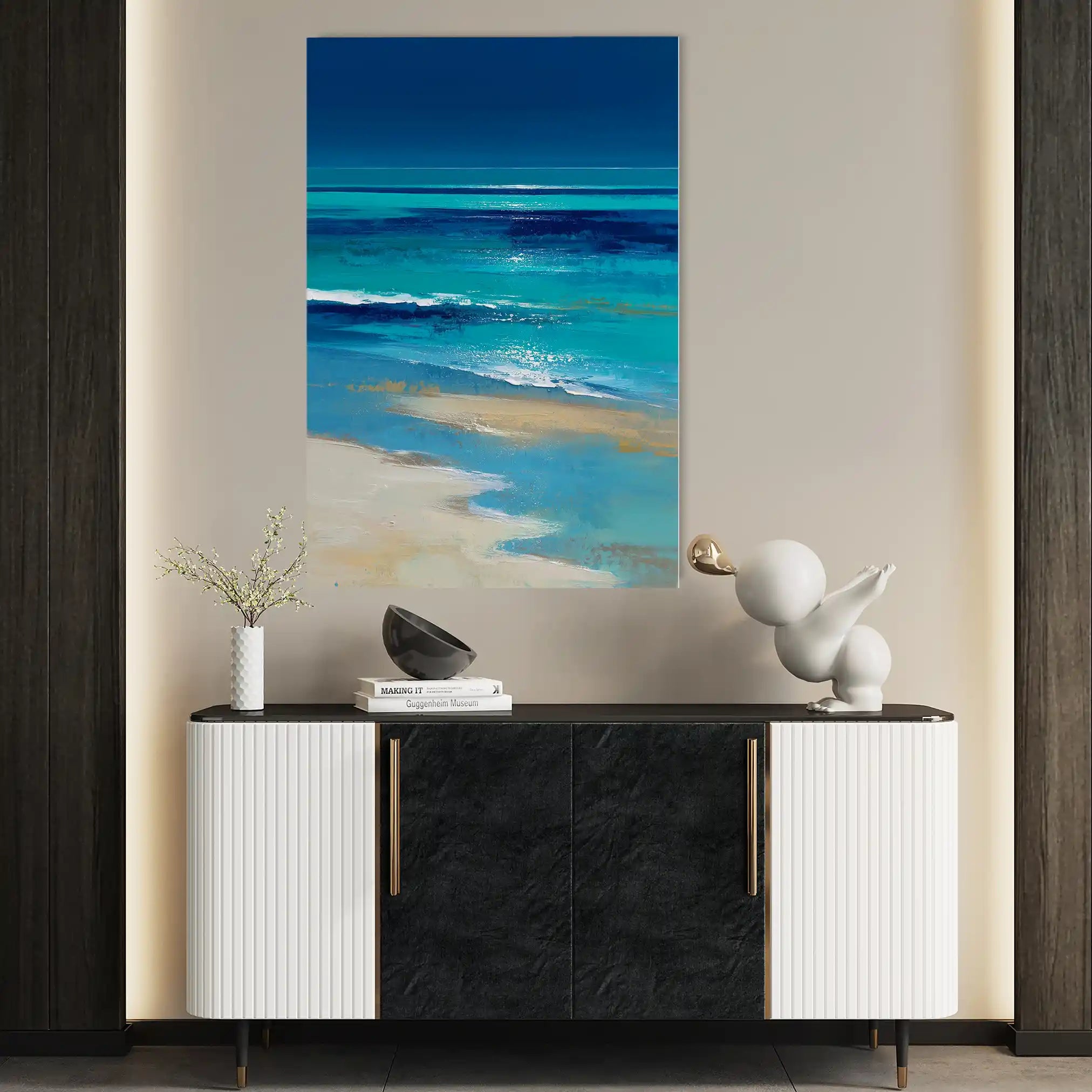 Abstract 2187 Canvas Art 60 x 40 cm / Stretched on hidden frame