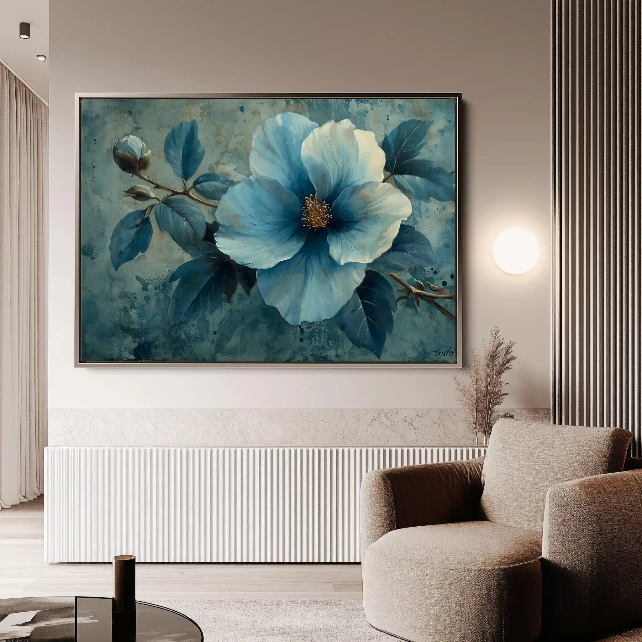 Floral Canvas Wall Art WAD219-F 90 x 60 cm / Stretched on hidden frame