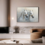 Horses 219 Canvas Art 90 x 60 cm / Stretched on hidden frame
