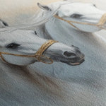 Horses 219 Canvas Art 90 x 60 cm / Stretched on hidden frame