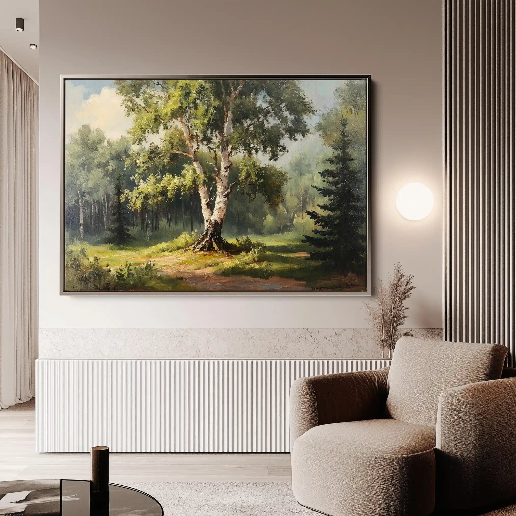 Landscape 219 Canvas Art 90 x 60 cm / Stretched on hidden frame