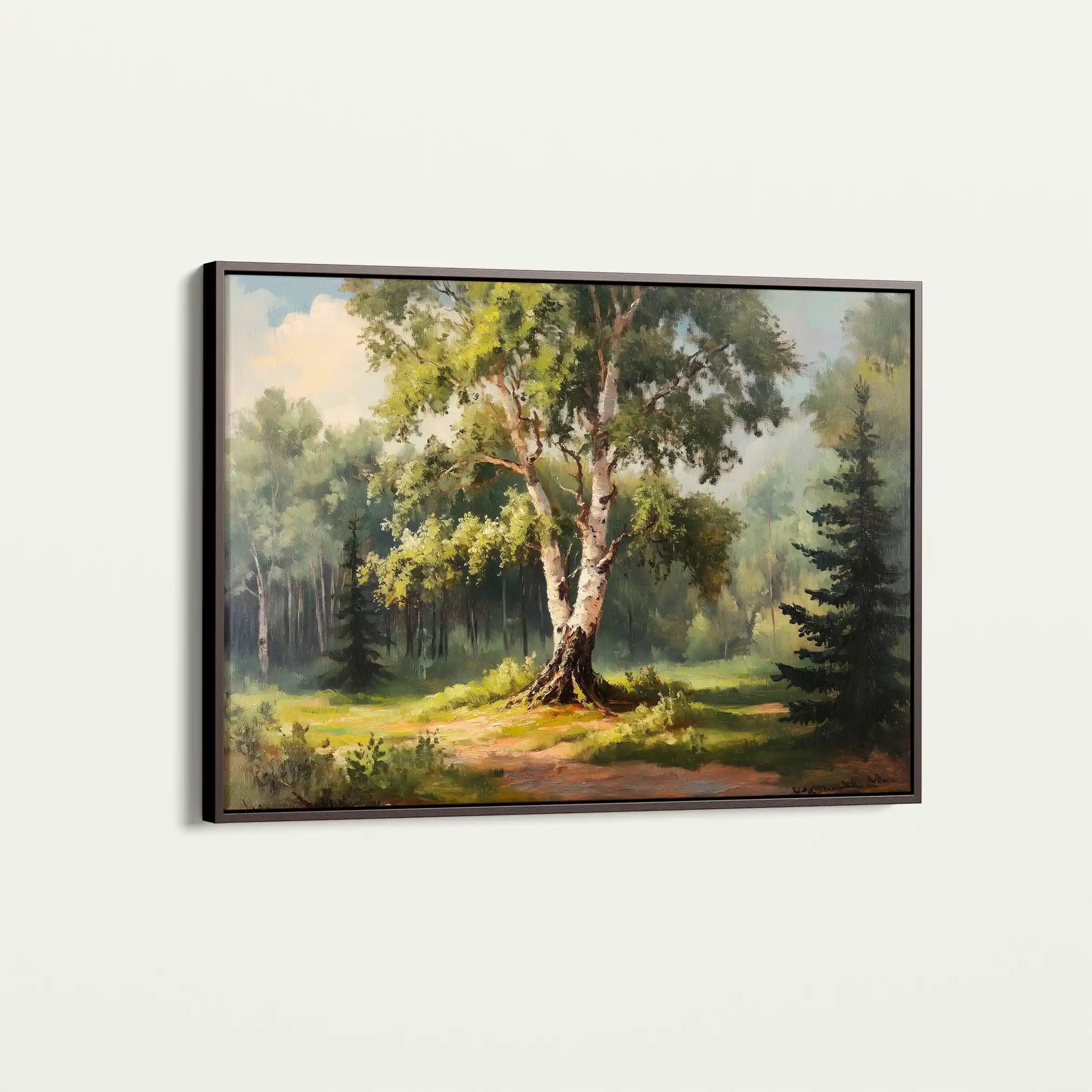 Landscape 219 Canvas Art 90 x 60 cm / Stretched on hidden frame