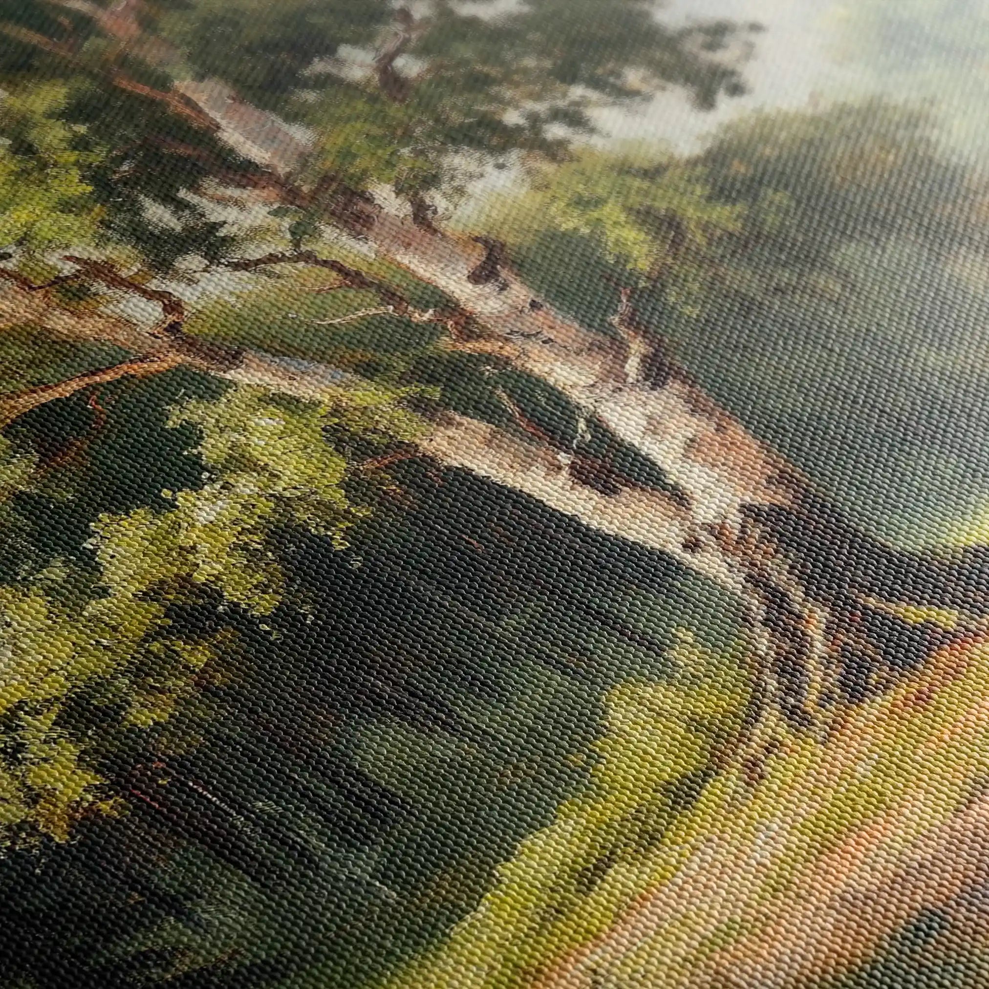 Landscape 219 Canvas Art 90 x 60 cm / Stretched on hidden frame